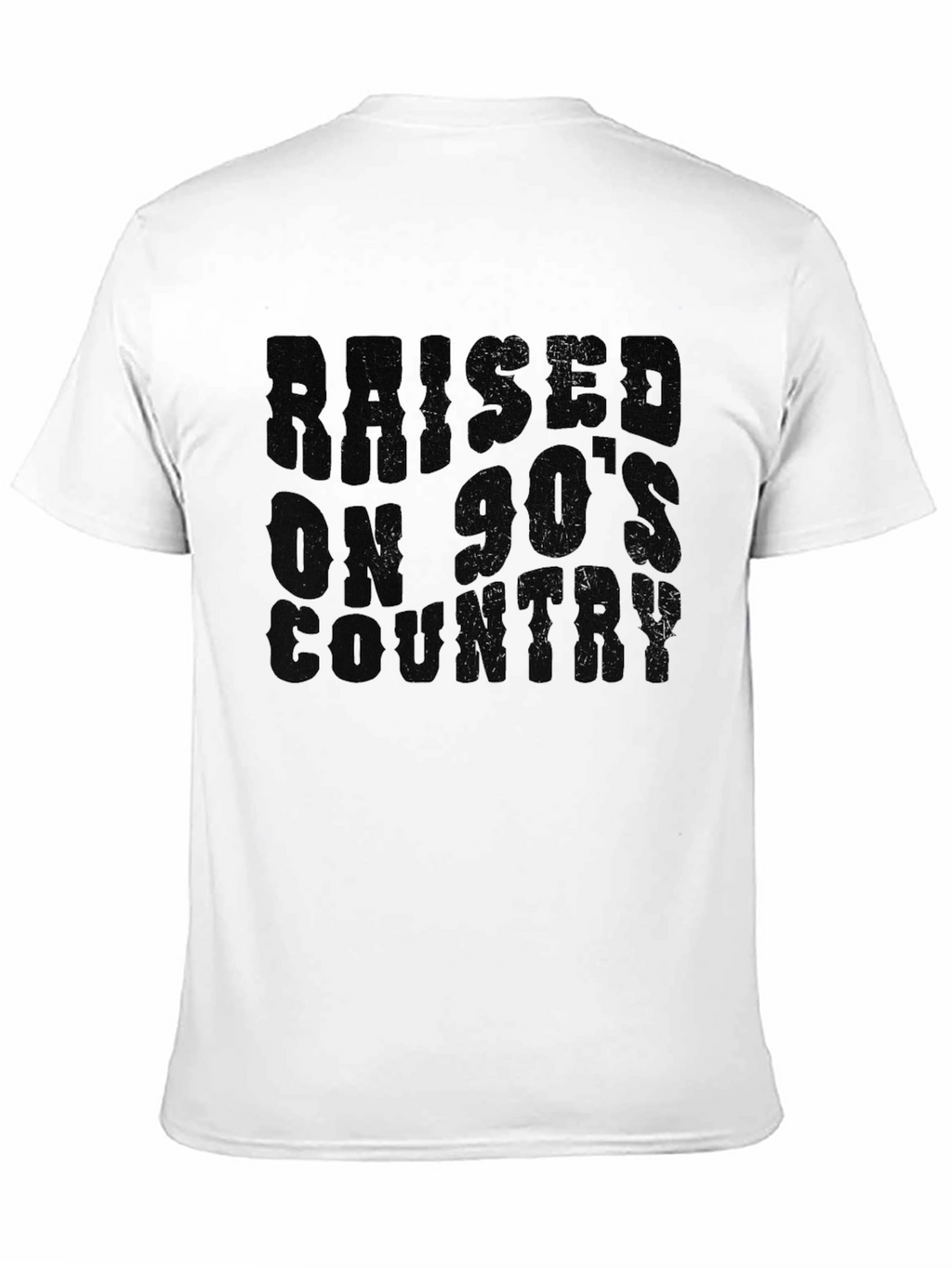 Raised on 90s Country Black T-Shirt