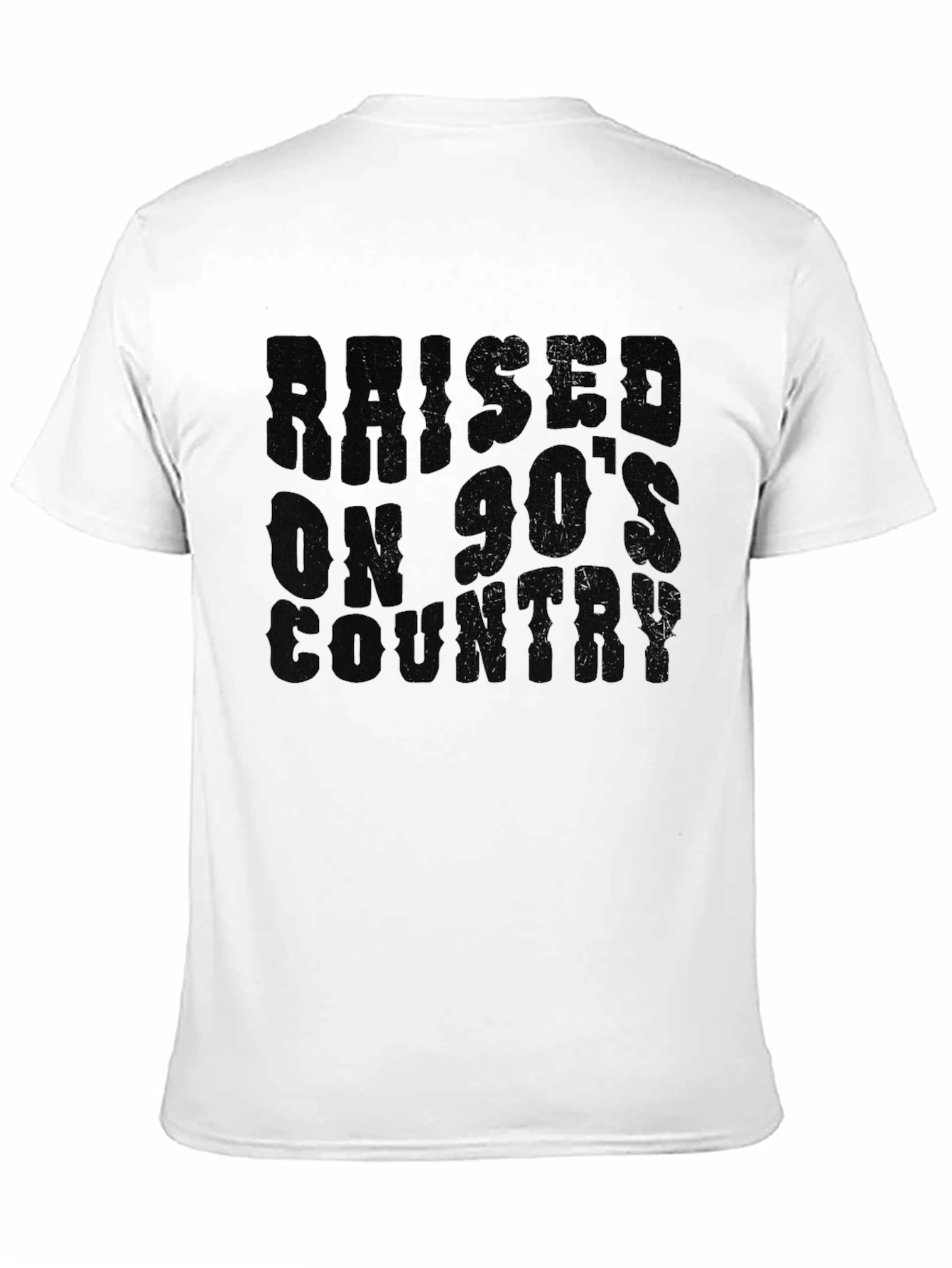 Raised on 90s Country Black T-Shirt