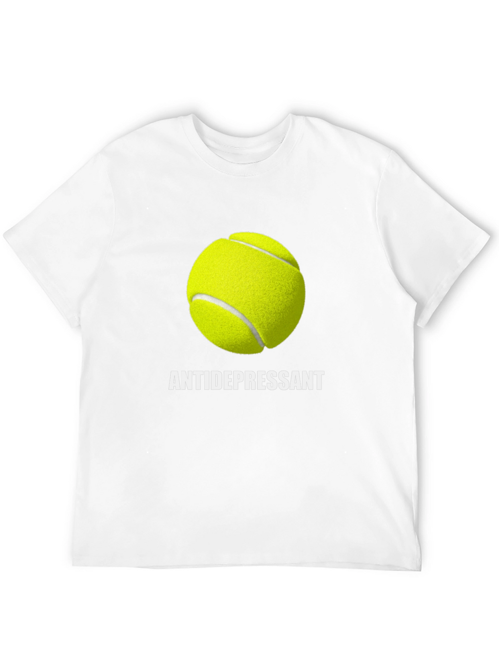 Antidepressant Tennis Ball Graphic T-Shirt