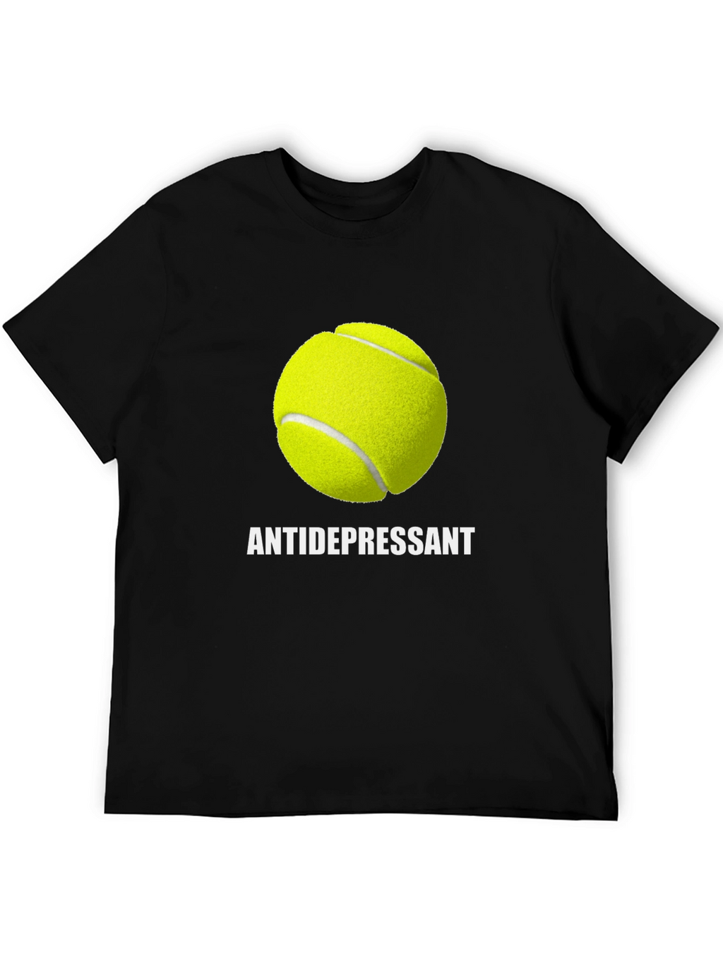 Antidepressant Tennis Ball Graphic T-Shirt