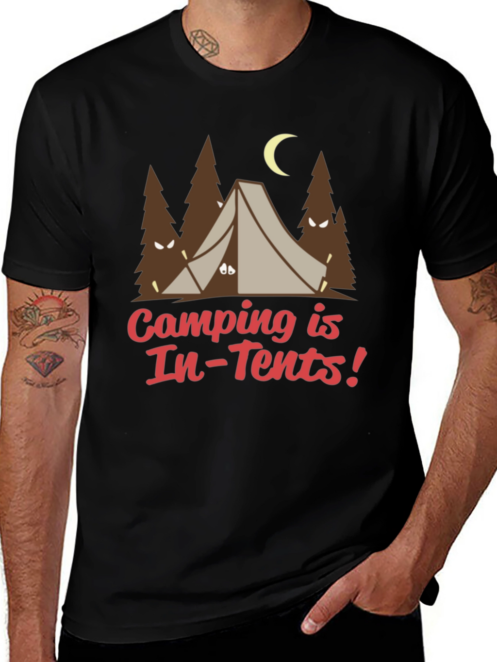Camping is In-Tents! Graphic Tee
