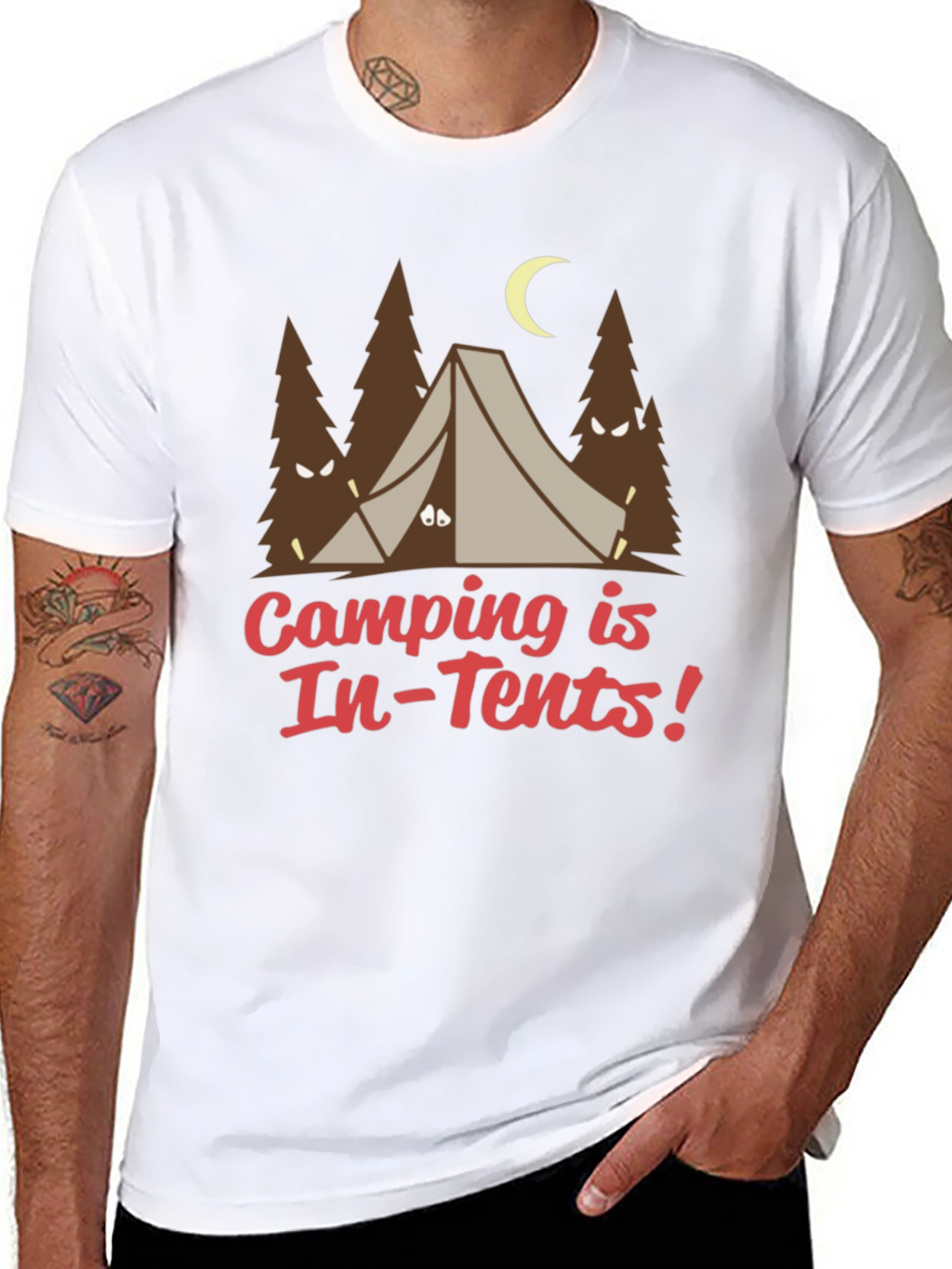 Camping is In-Tents! Graphic Tee