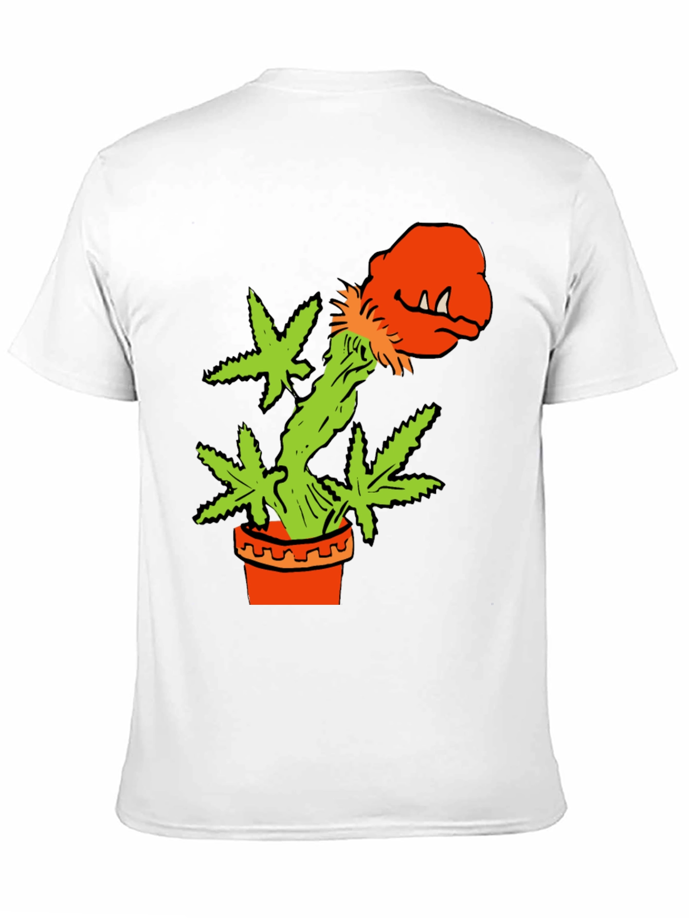 Cannabis Plant Monster in Pot T-Shirt