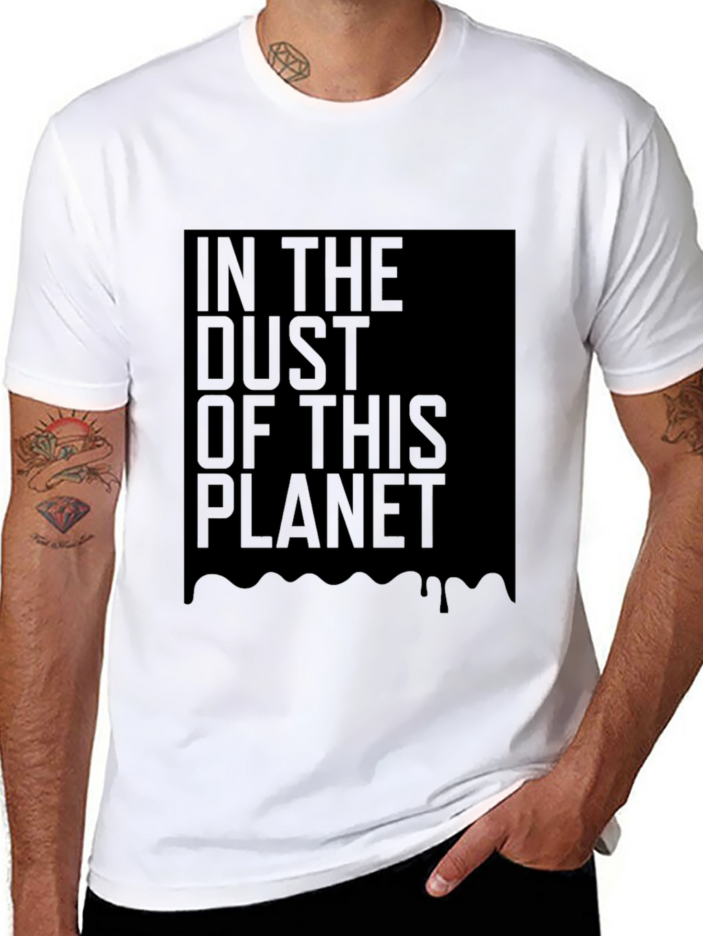 In The Dust Of This Planet Black T-Shirt
