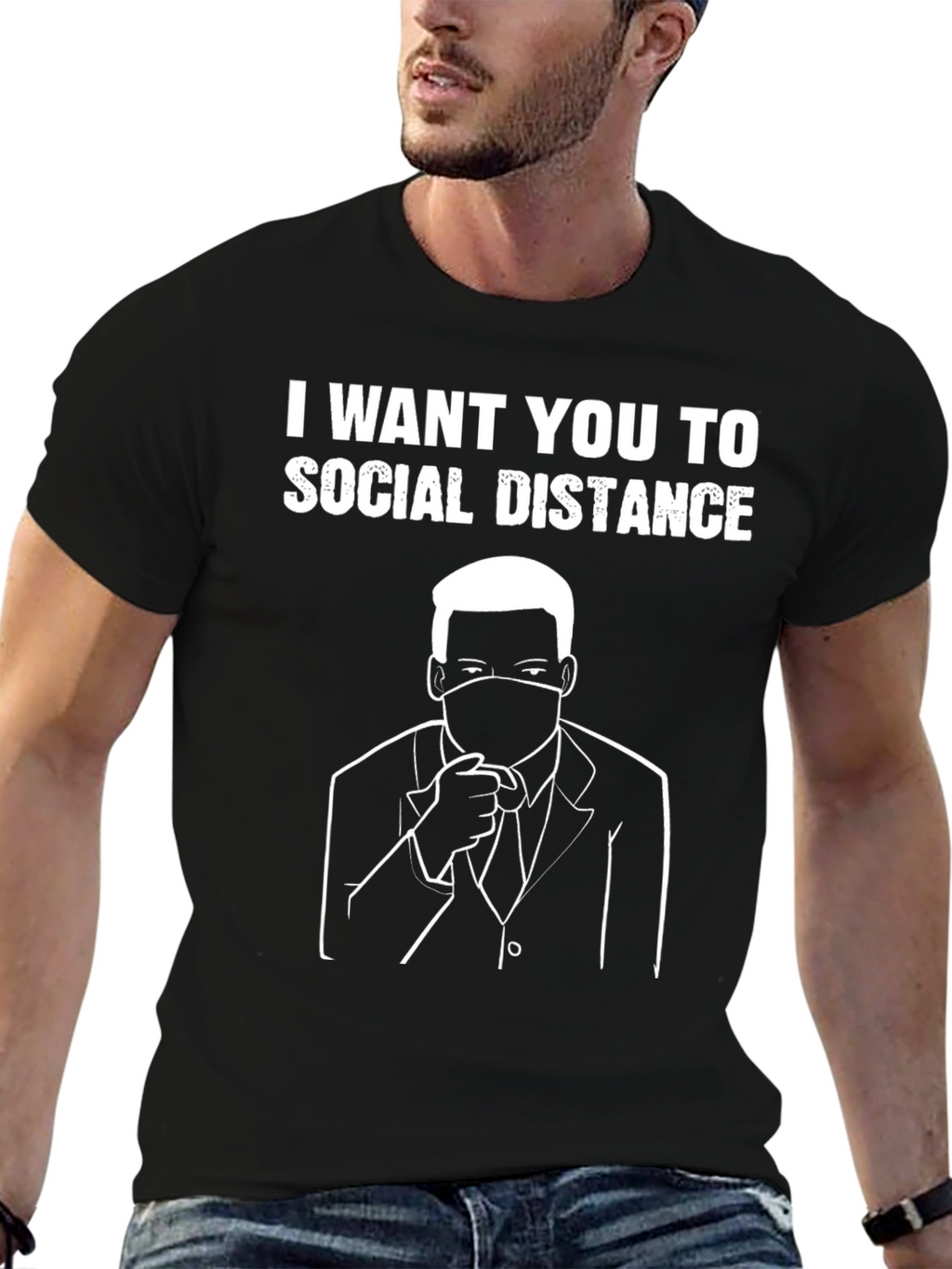 Social Distance Graphic Tee