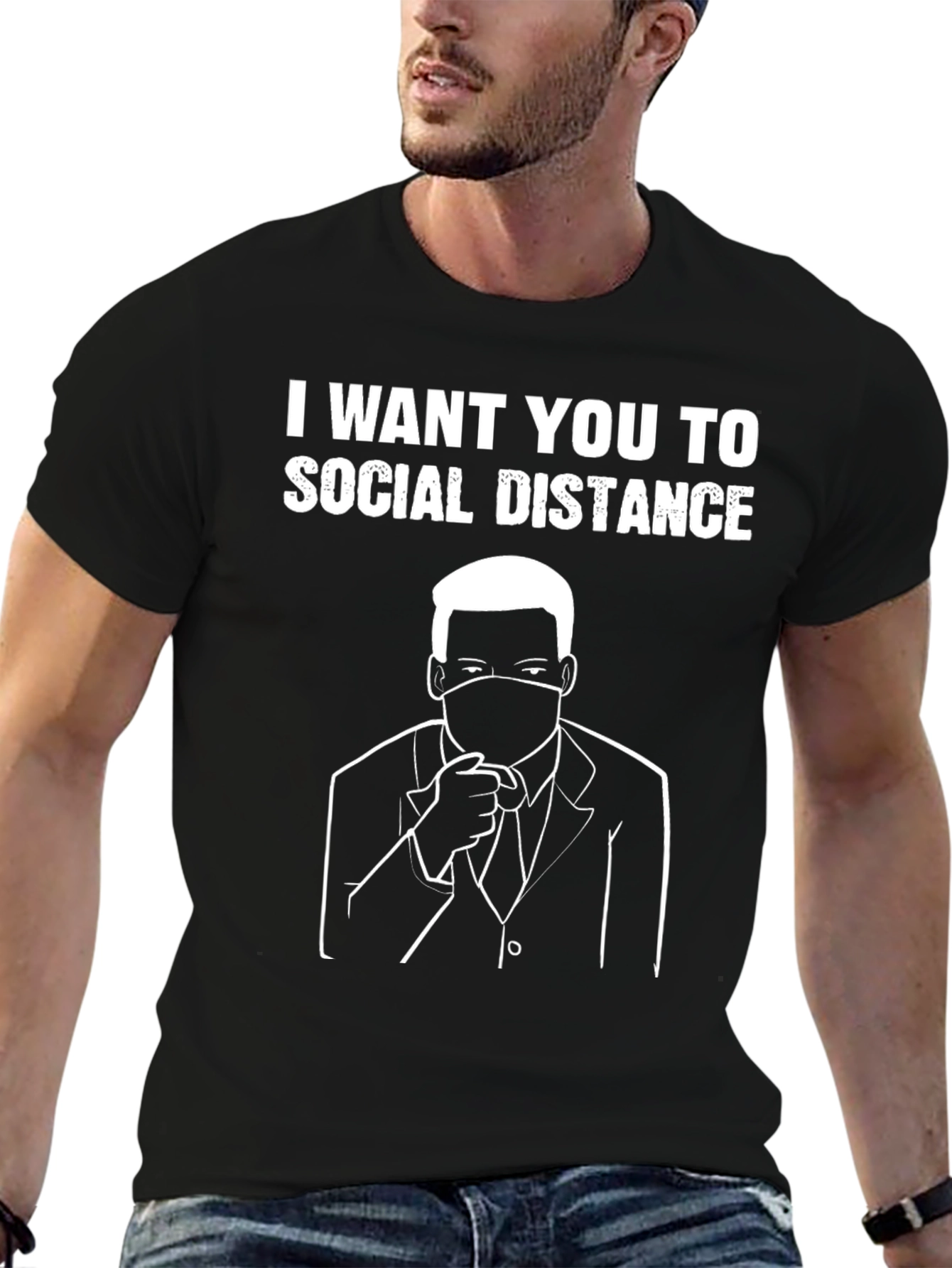Social Distance Graphic Tee