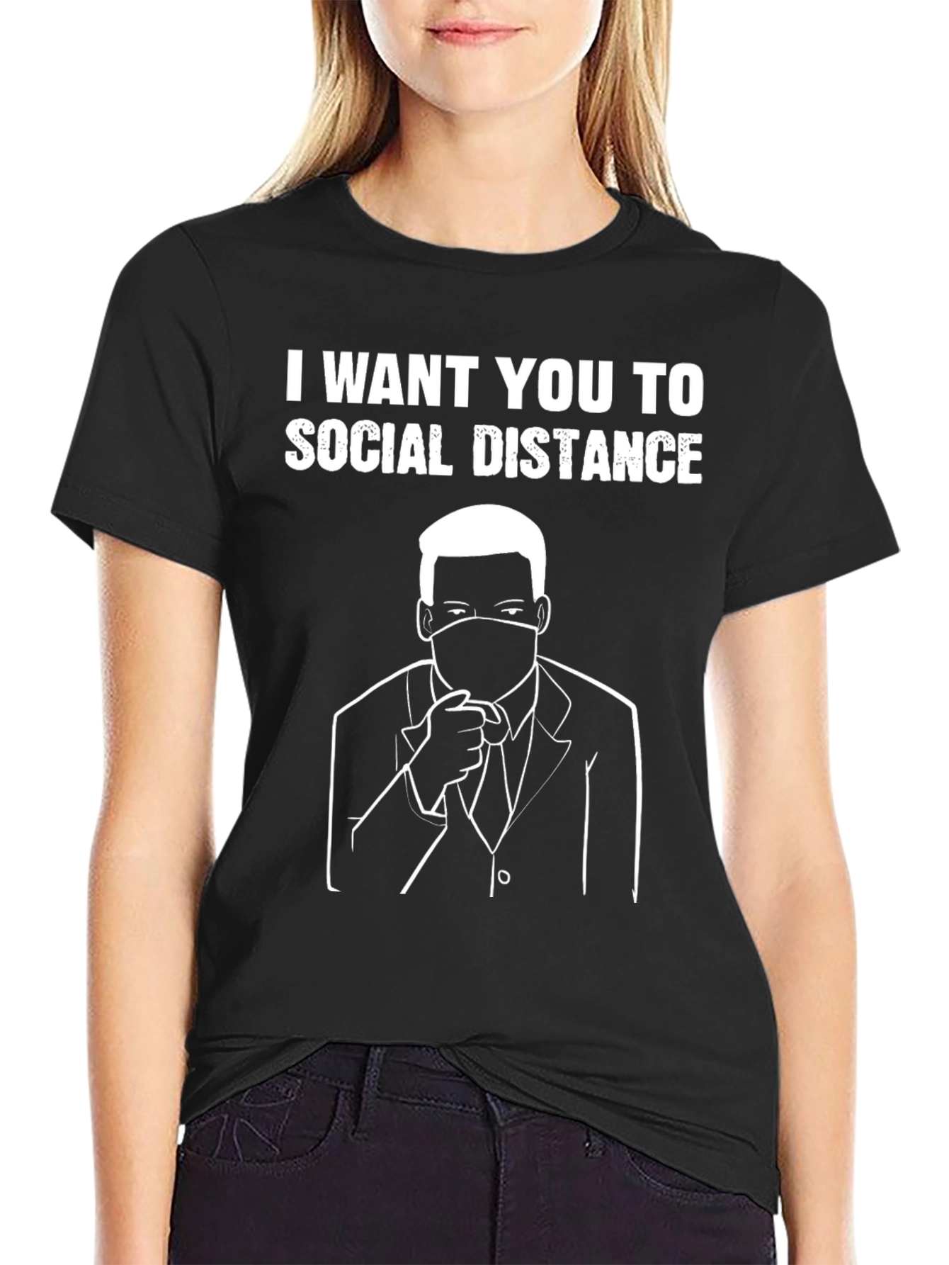 Social Distance Graphic Tee