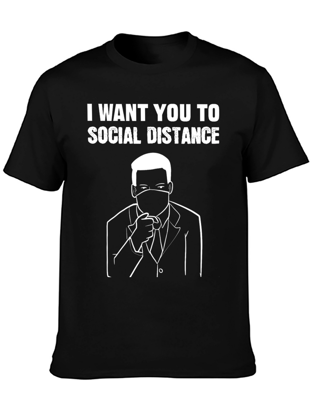 Social Distance Graphic Tee