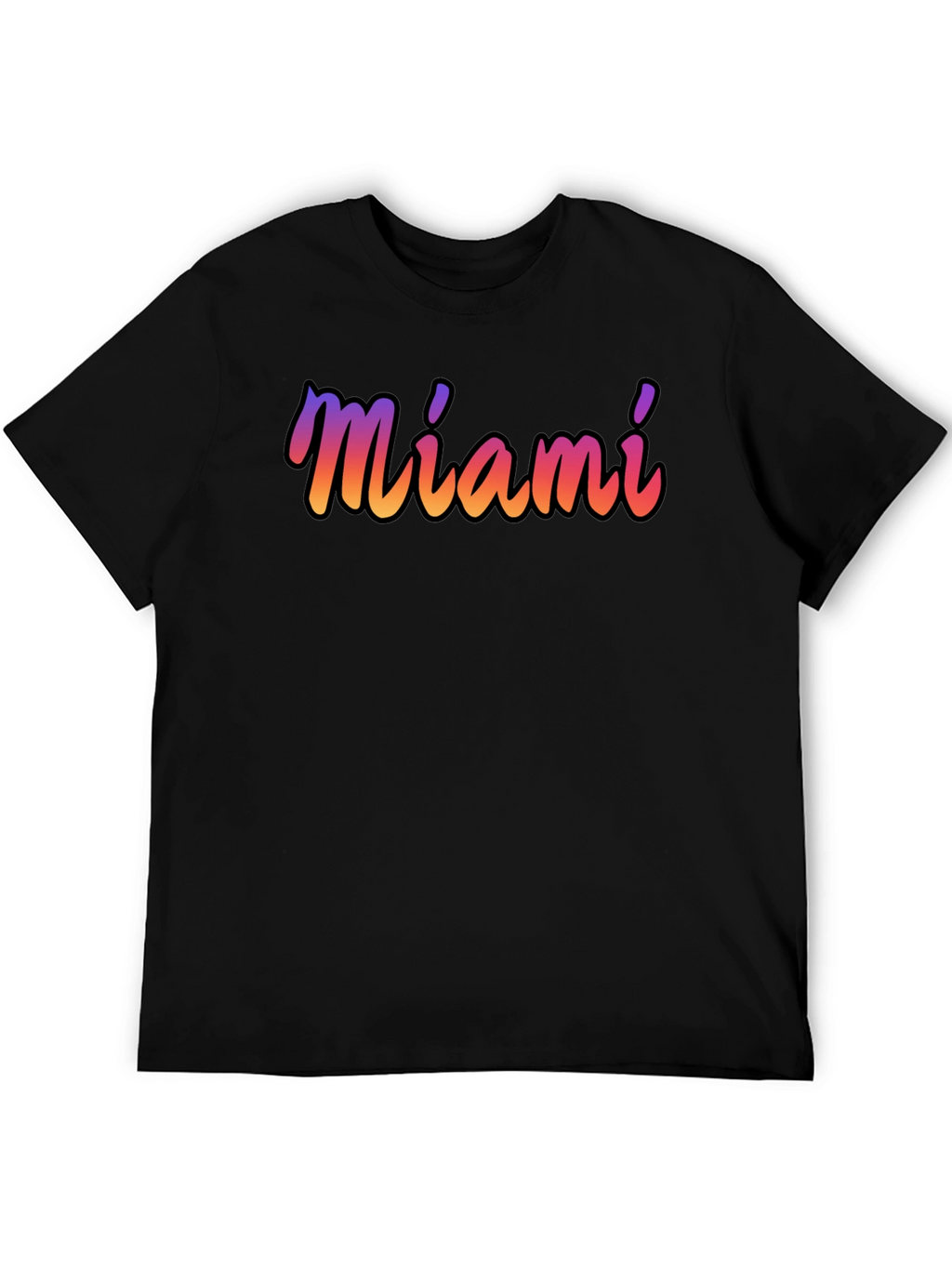 Miami Gradient T-Shirt - Soft Cotton Blend