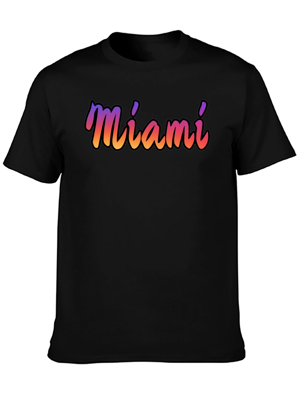 Miami Gradient T-Shirt - Soft Cotton Blend