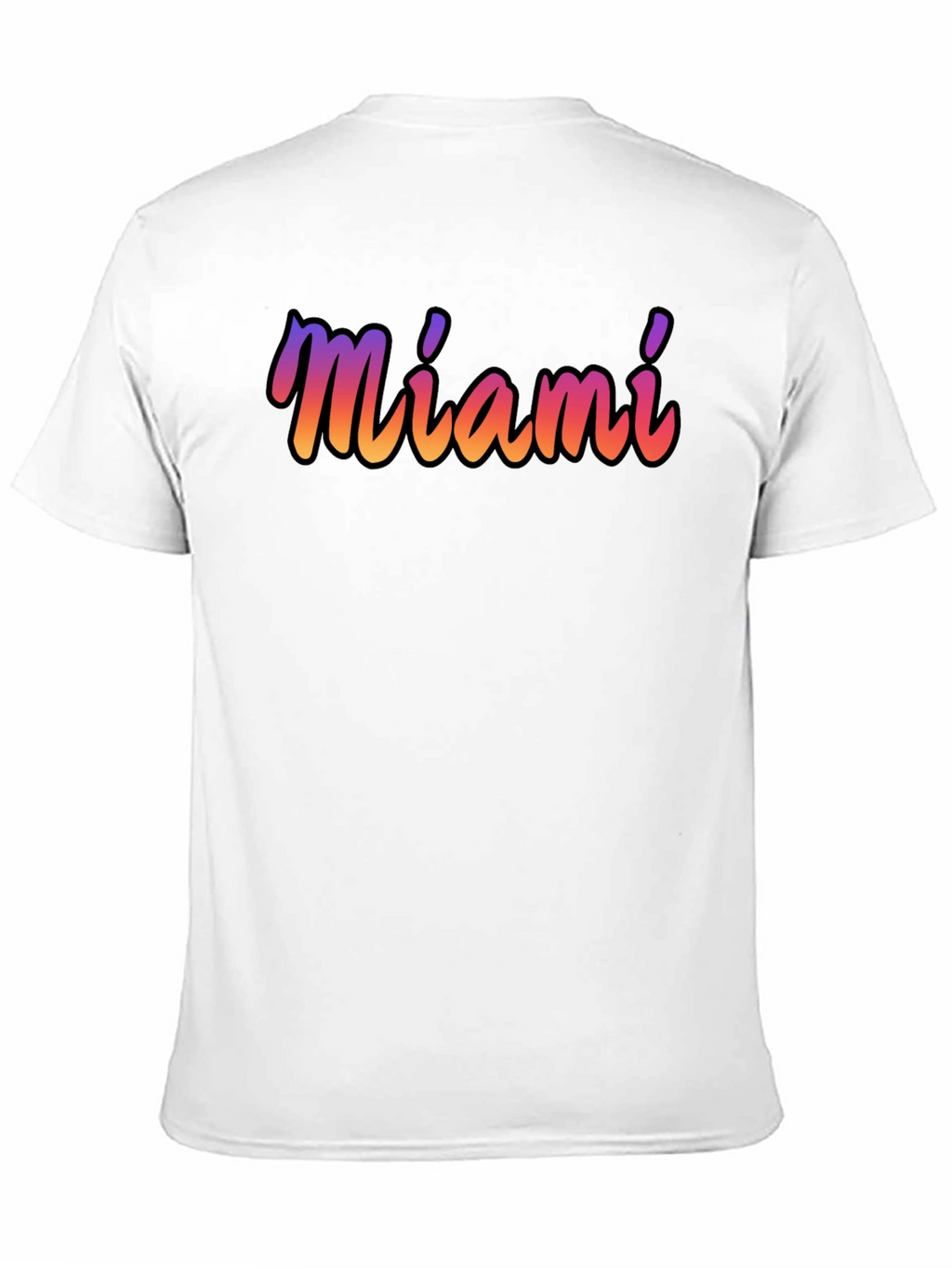 Miami Gradient T-Shirt - Soft Cotton Blend