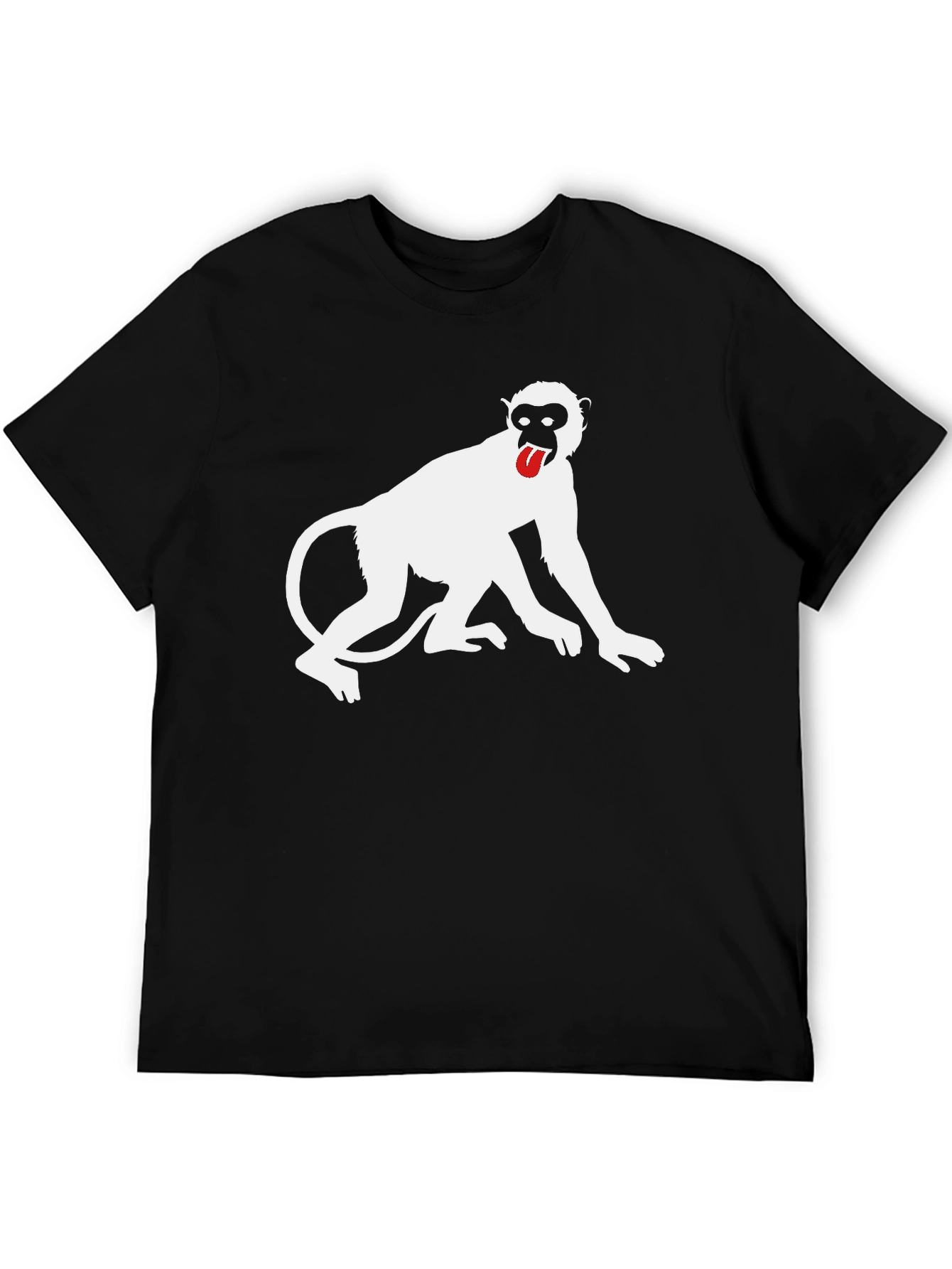 Monkey Graphic Tee - Black T-Shirt