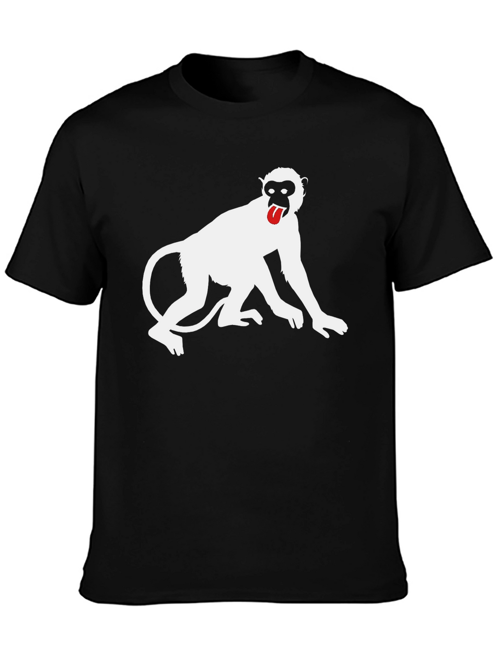 Monkey Graphic Tee - Black T-Shirt