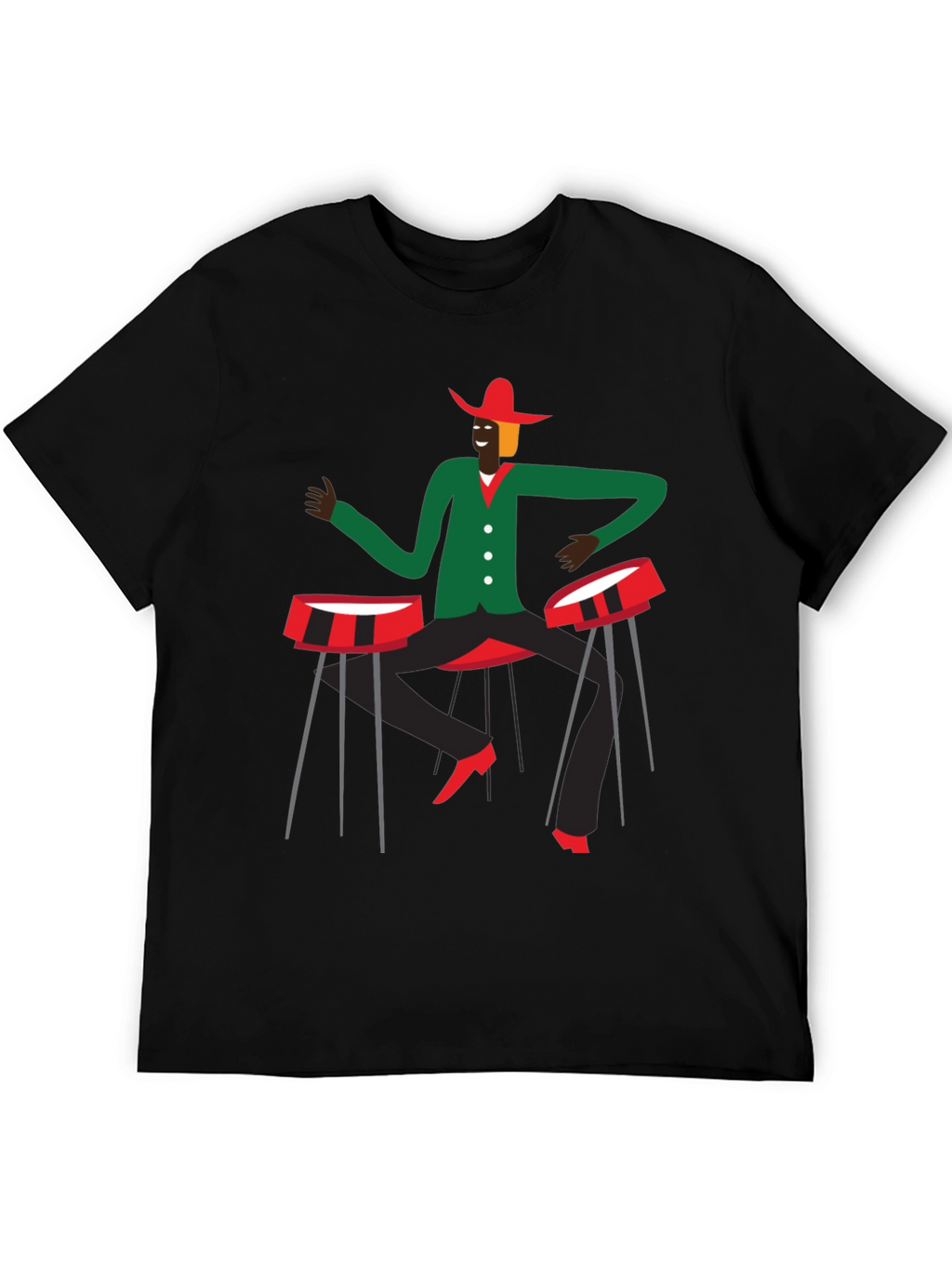 Funky Drummer Graphic T-Shirt