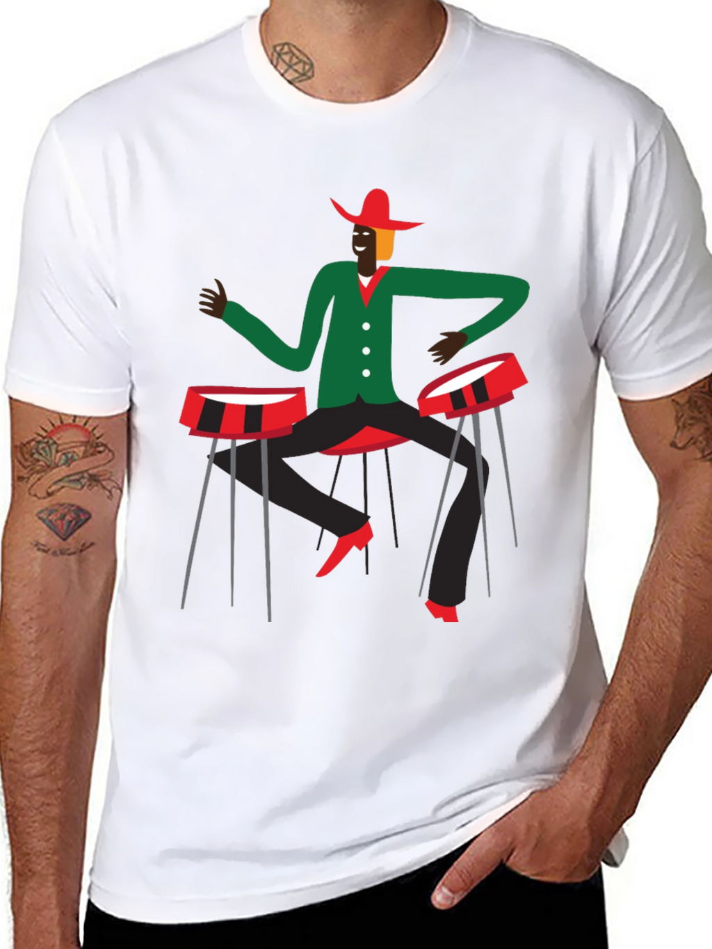 Funky Drummer Graphic T-Shirt