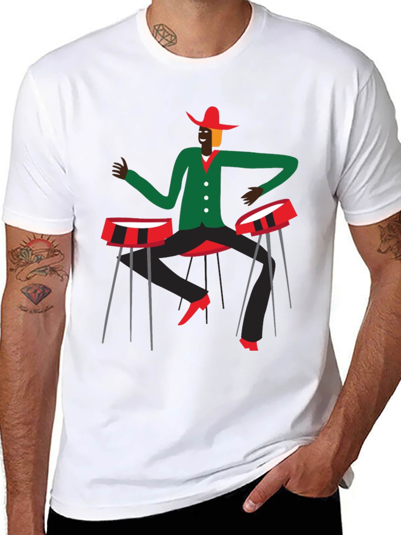 Funky Drummer Graphic T-Shirt
