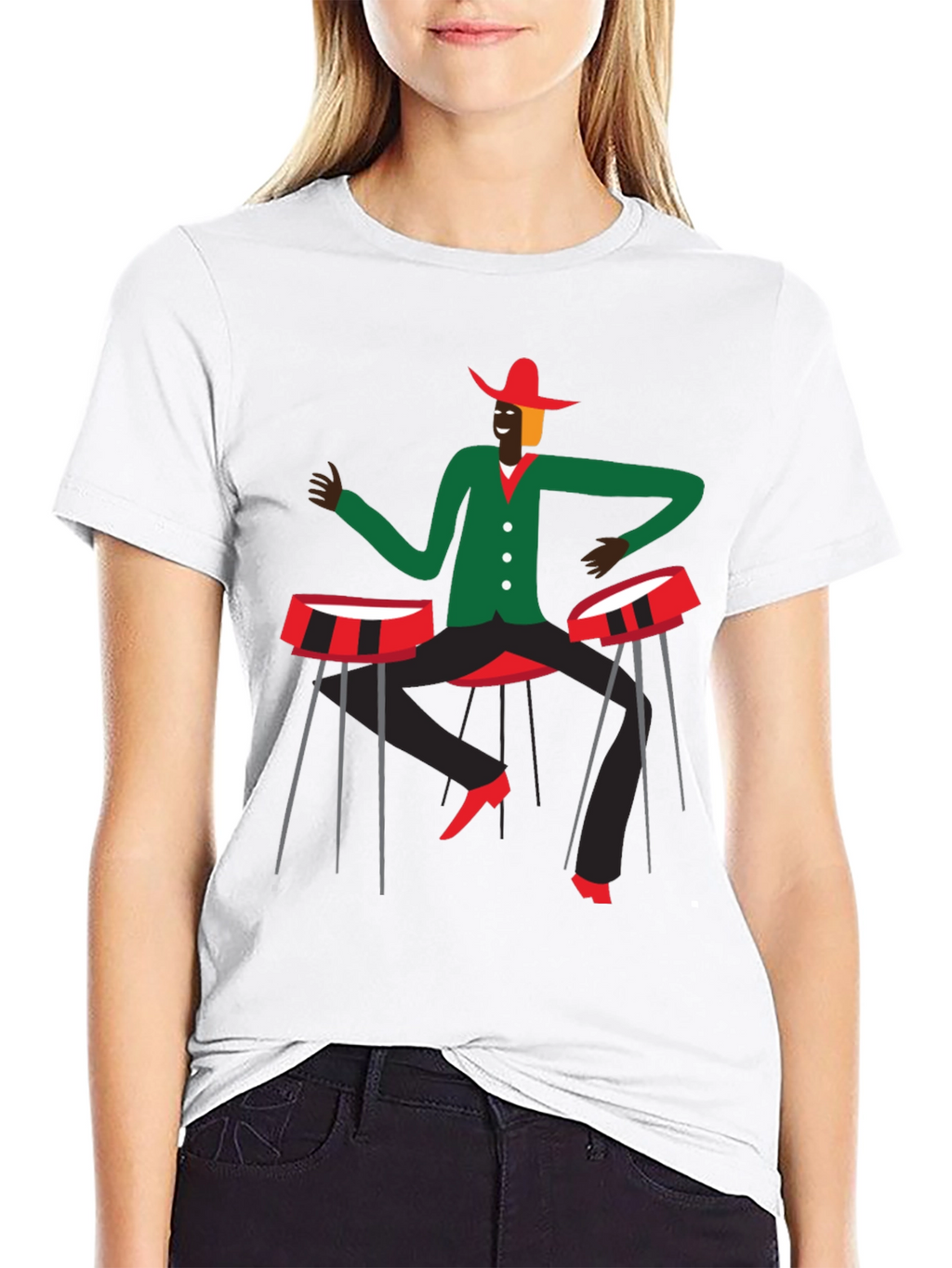 Funky Drummer Graphic T-Shirt