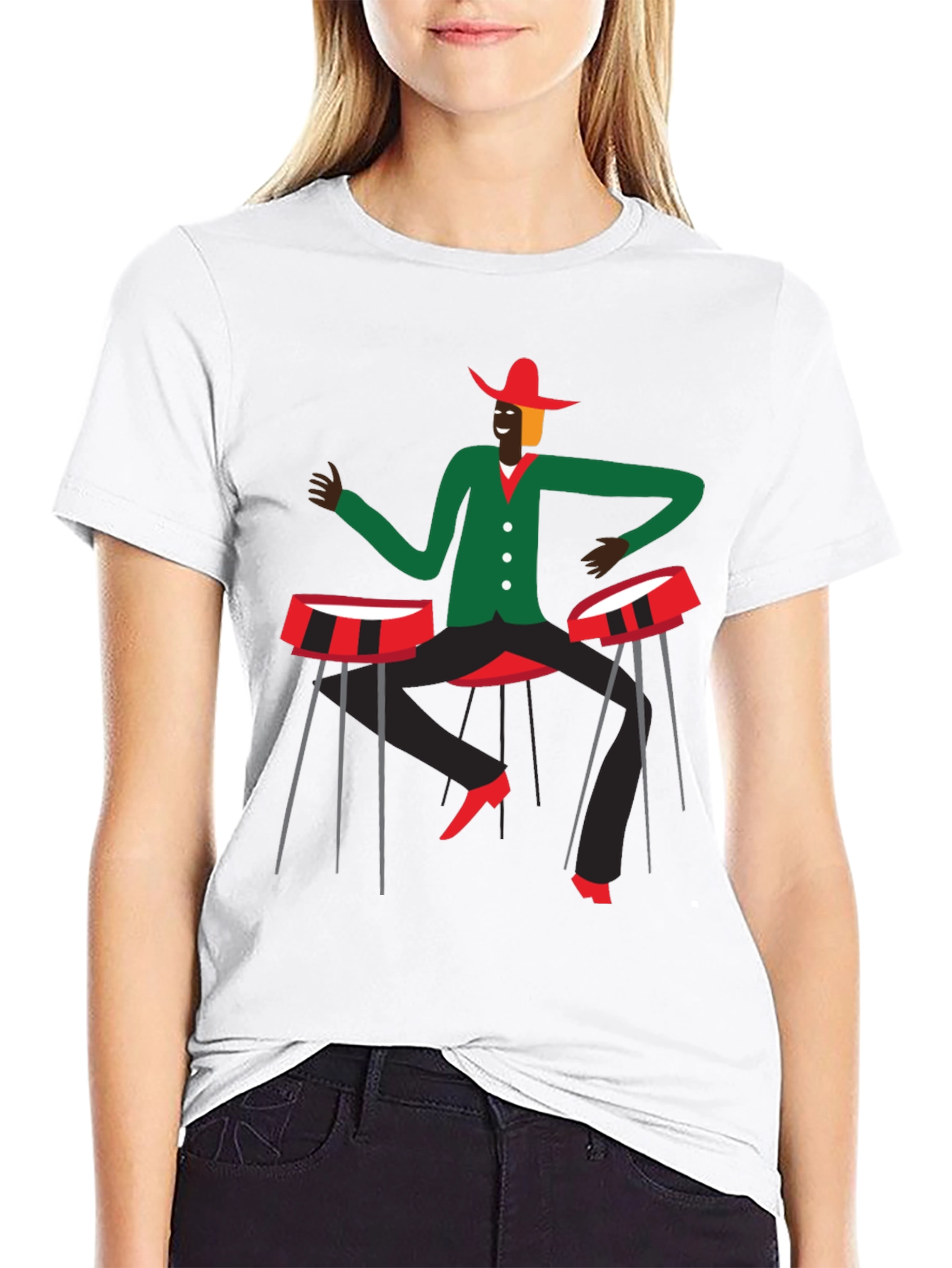 Funky Drummer Graphic T-Shirt