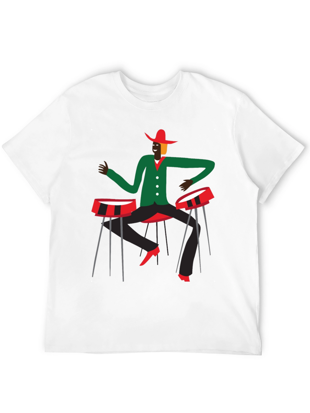 Funky Drummer Graphic T-Shirt