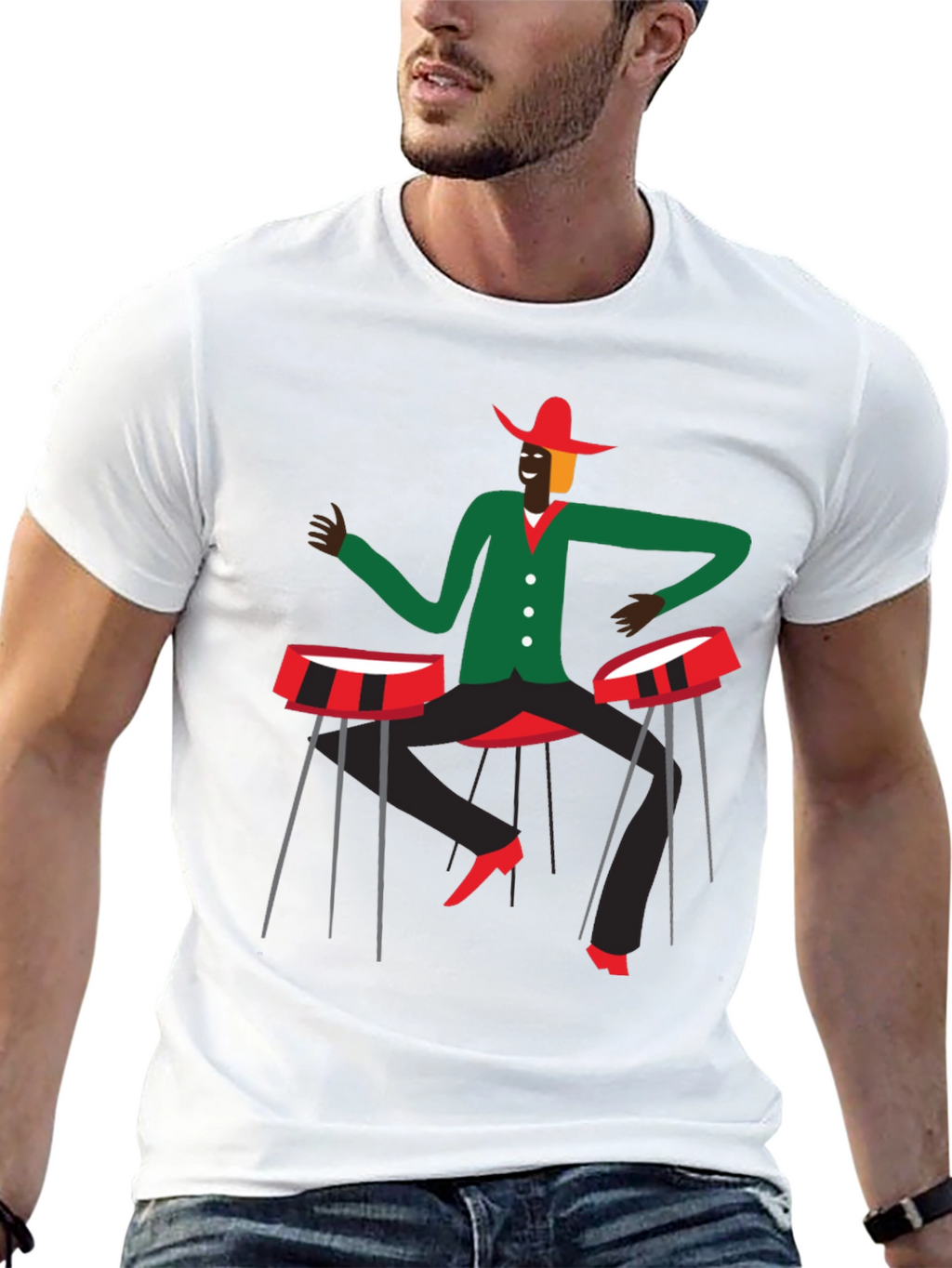 Funky Drummer Graphic T-Shirt