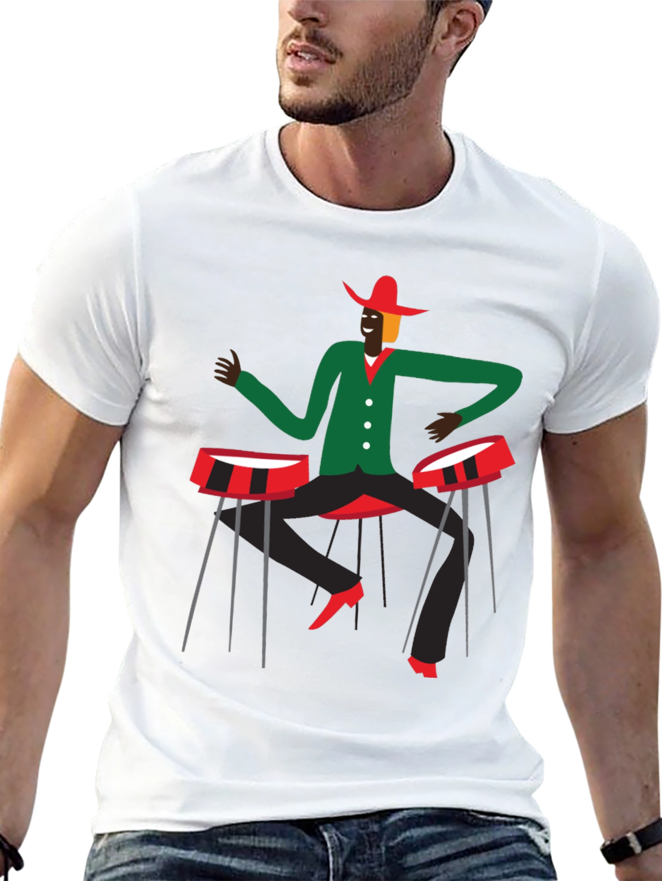 Funky Drummer Graphic T-Shirt