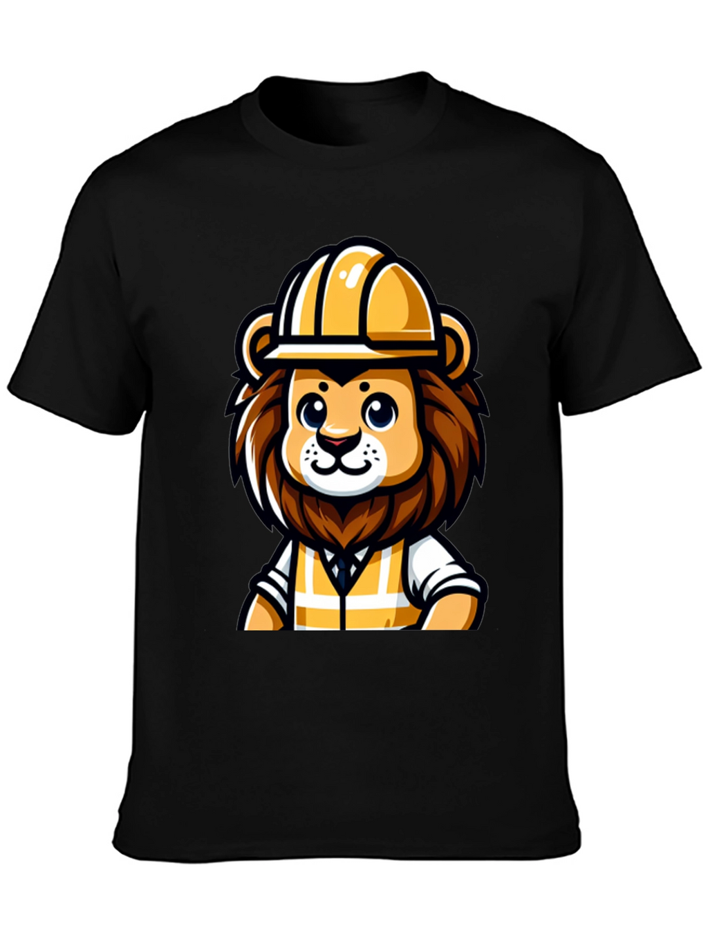 Lion Construction Worker T-Shirt