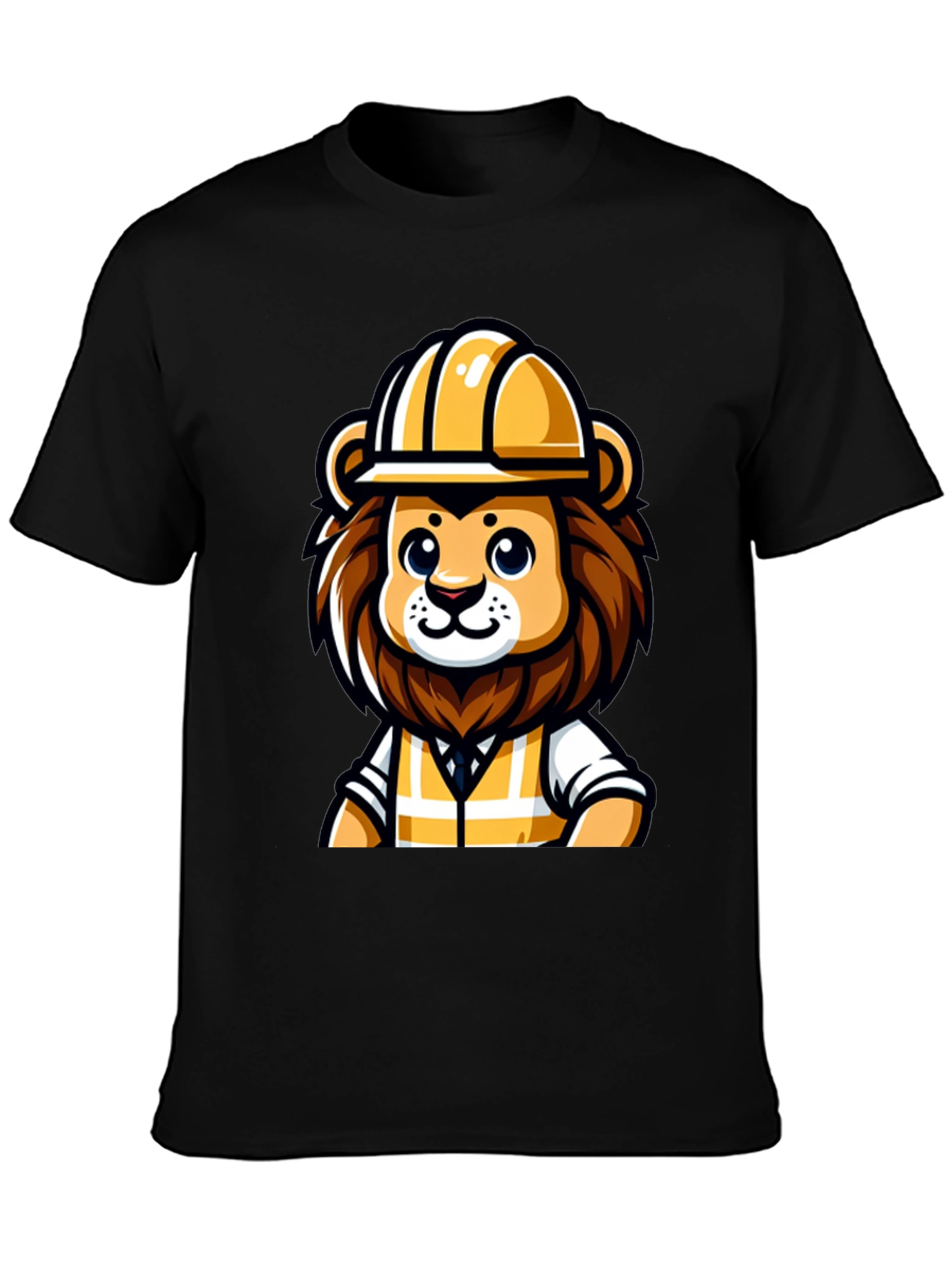 Lion Construction Worker T-Shirt