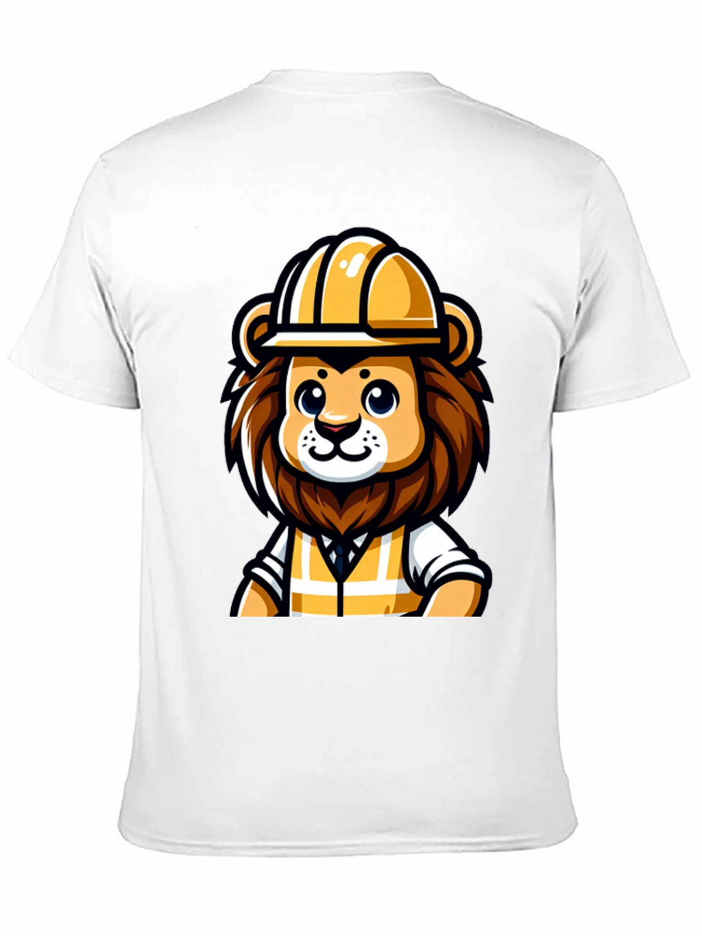 Lion Construction Worker T-Shirt
