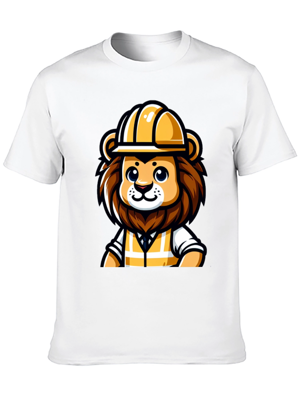 Lion Construction Worker T-Shirt