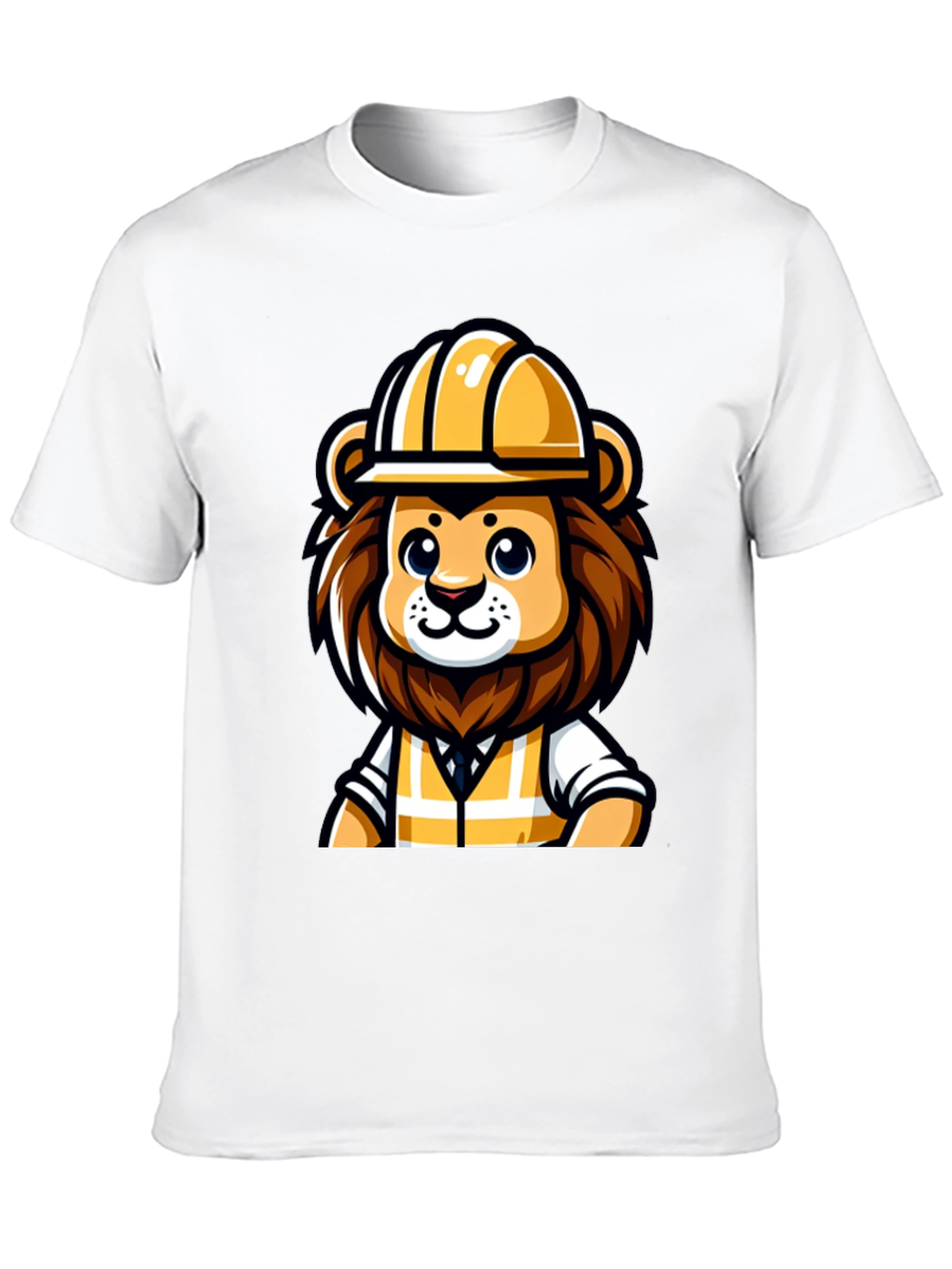 Lion Construction Worker T-Shirt