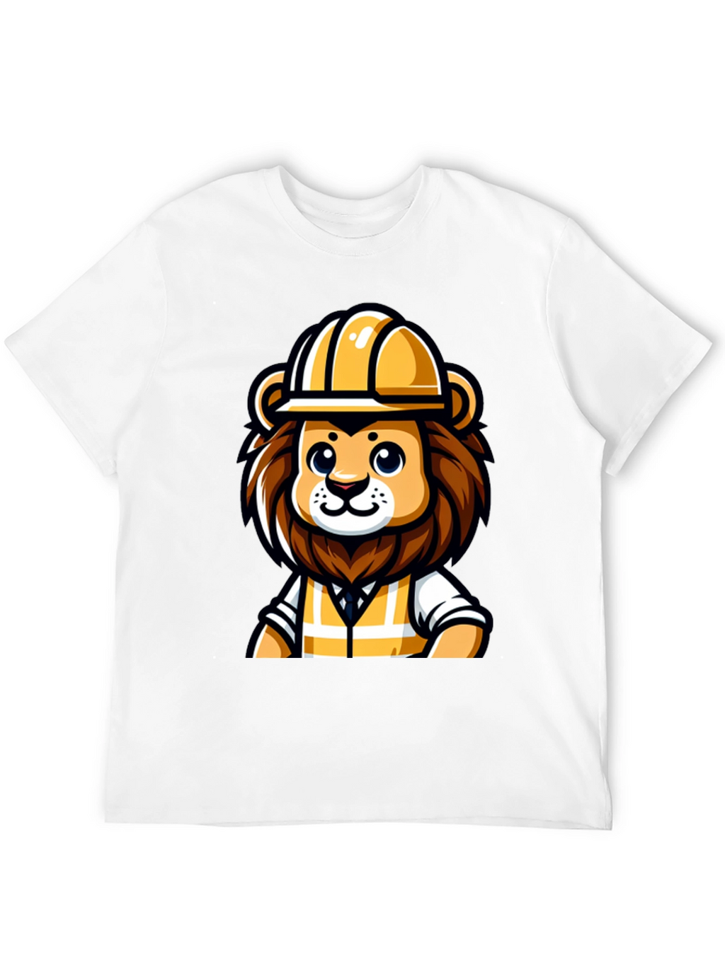 Lion Construction Worker T-Shirt