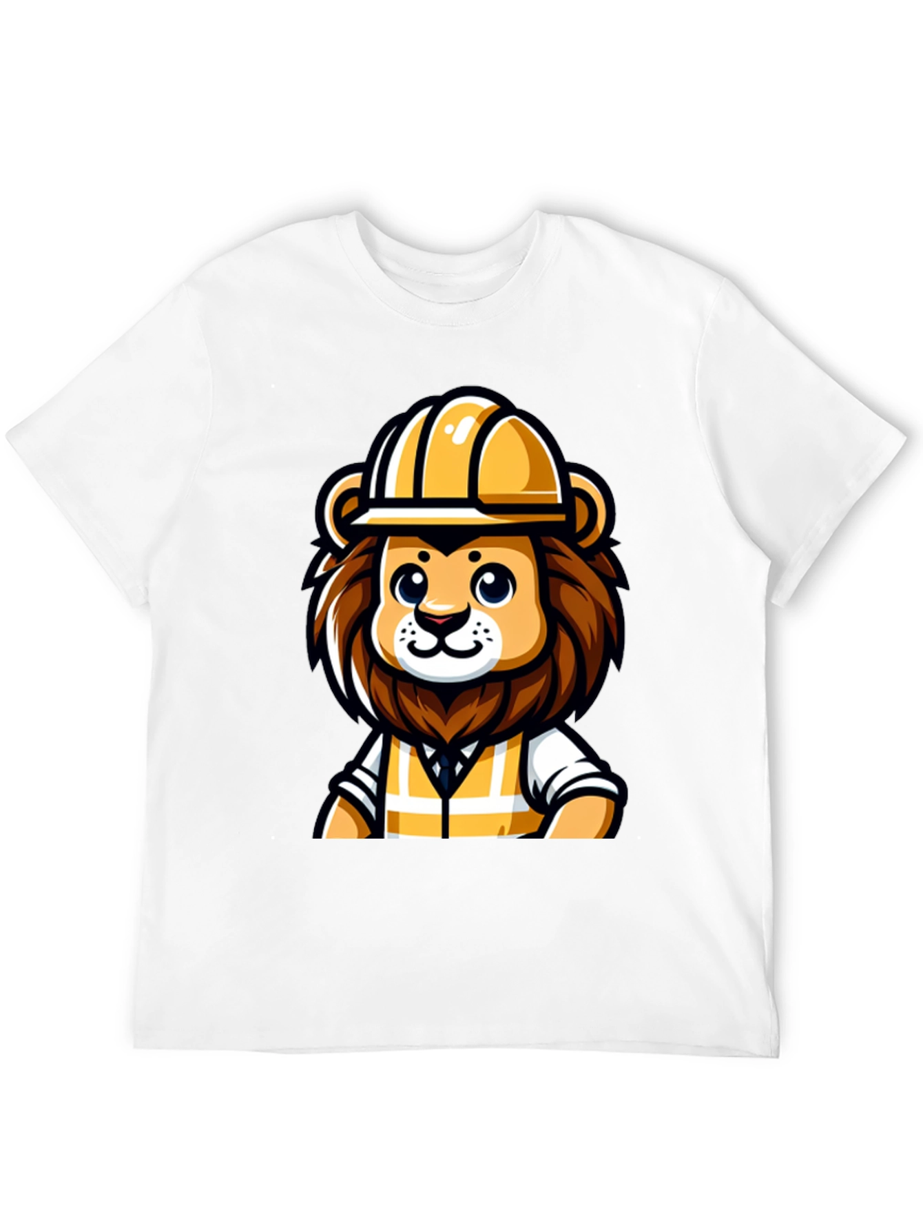 Lion Construction Worker T-Shirt