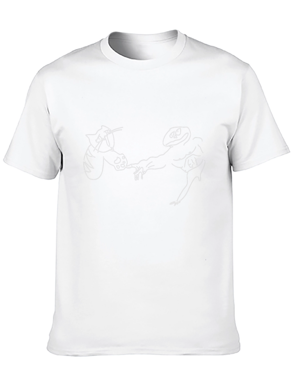 Cat & Lizard T-Shirt Creation Design