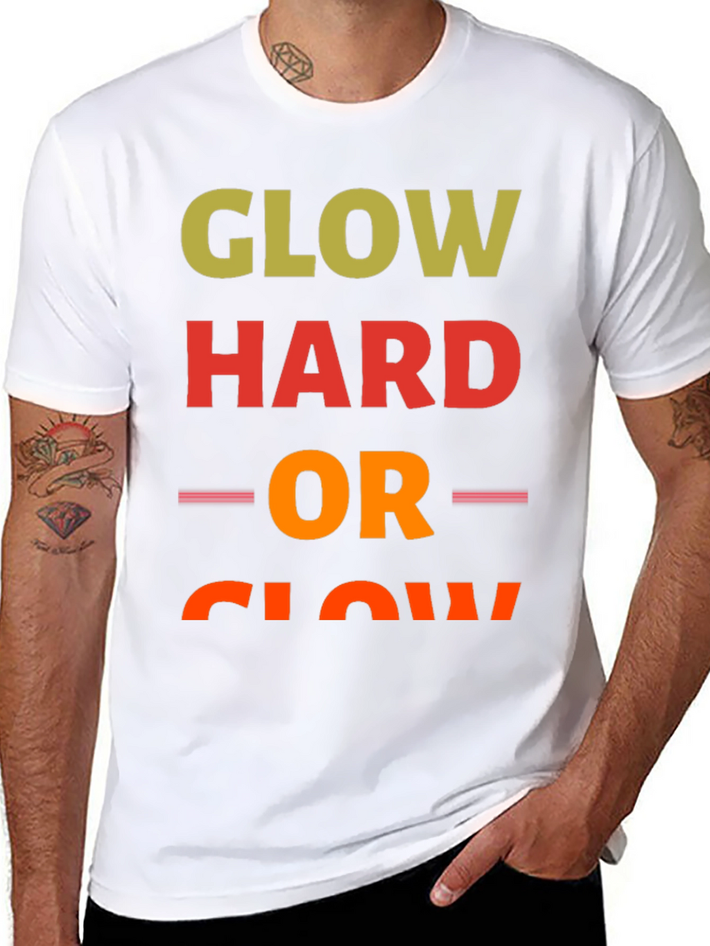 Glow Hard or Glow Home T-Shirt
