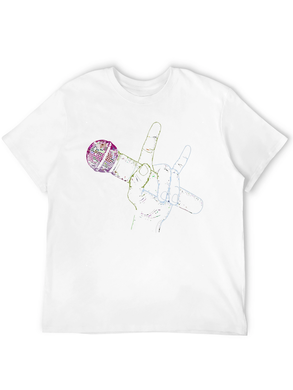 Mic Rock Hand Black T-Shirt
