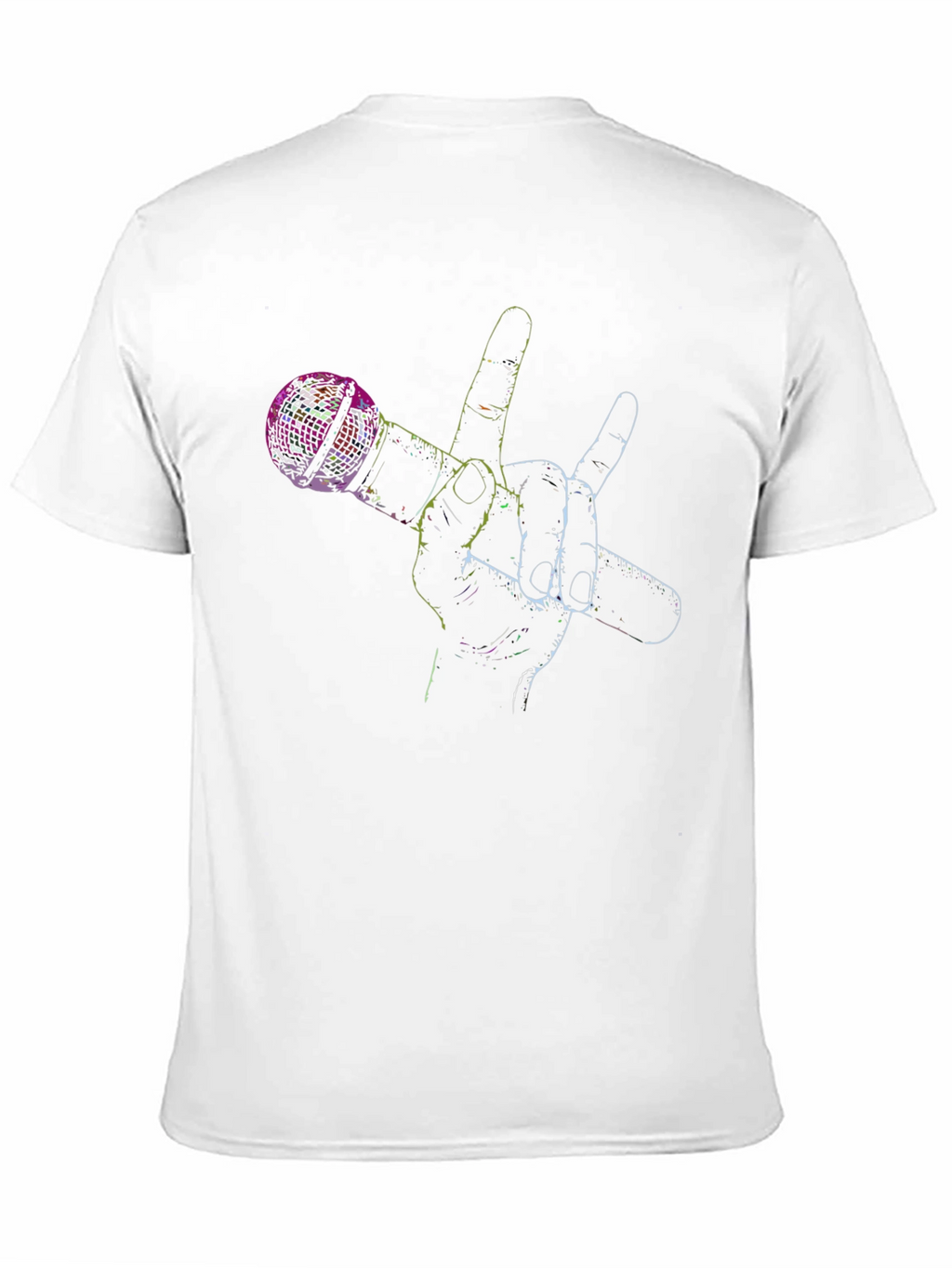 Mic Rock Hand Black T-Shirt