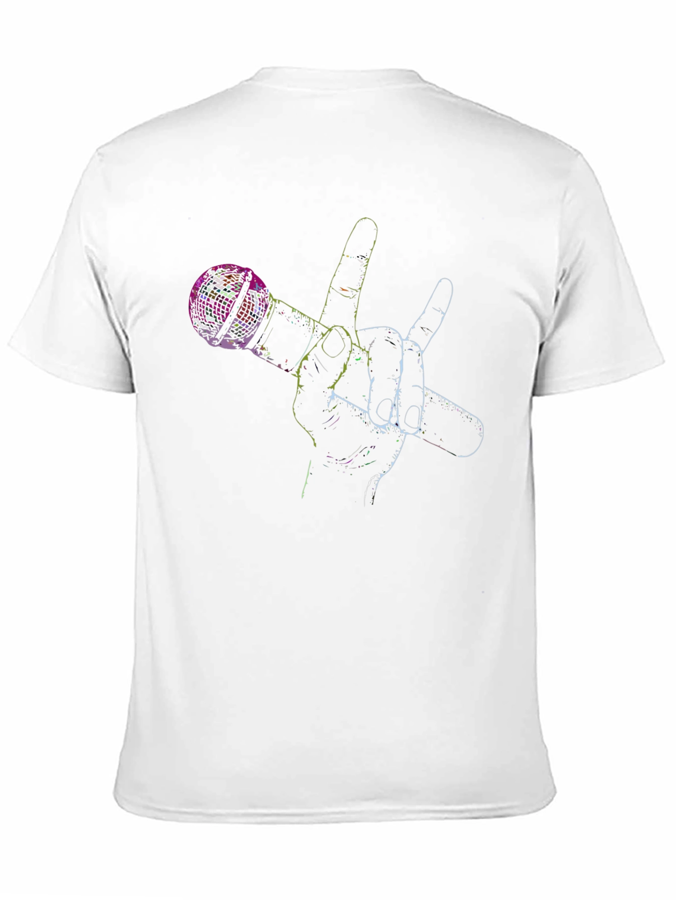 Mic Rock Hand Black T-Shirt