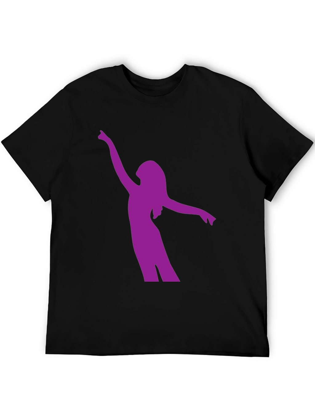 Silhouette Dancer Graphic Tee - Black