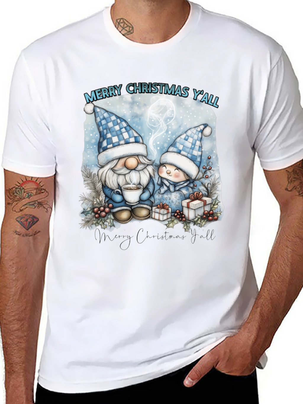 Merry Christmas Yall Gnome T-Shirt