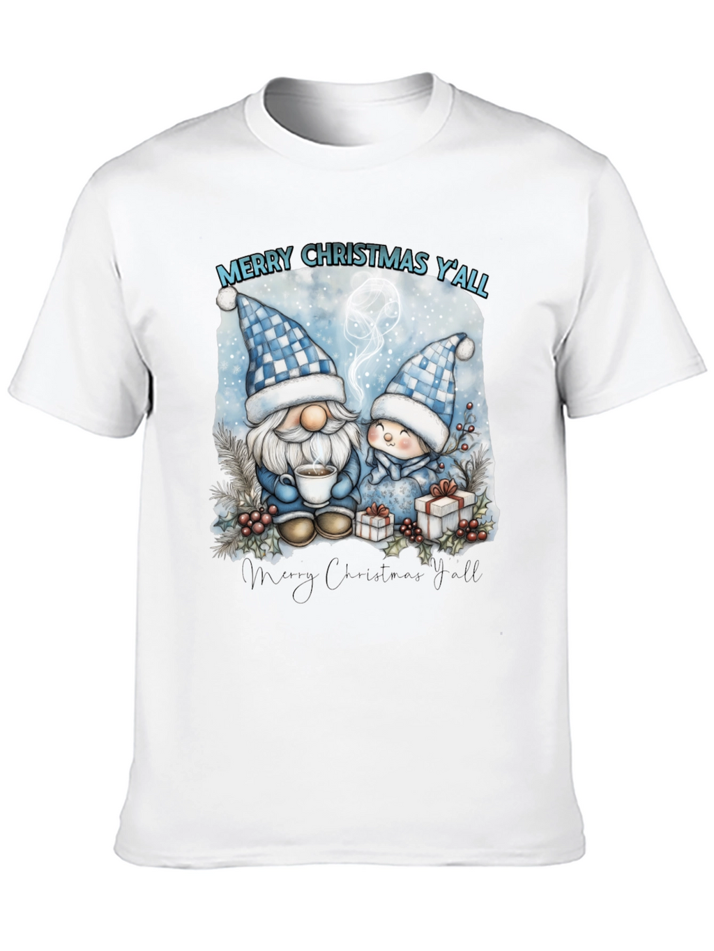 Merry Christmas Yall Gnome T-Shirt