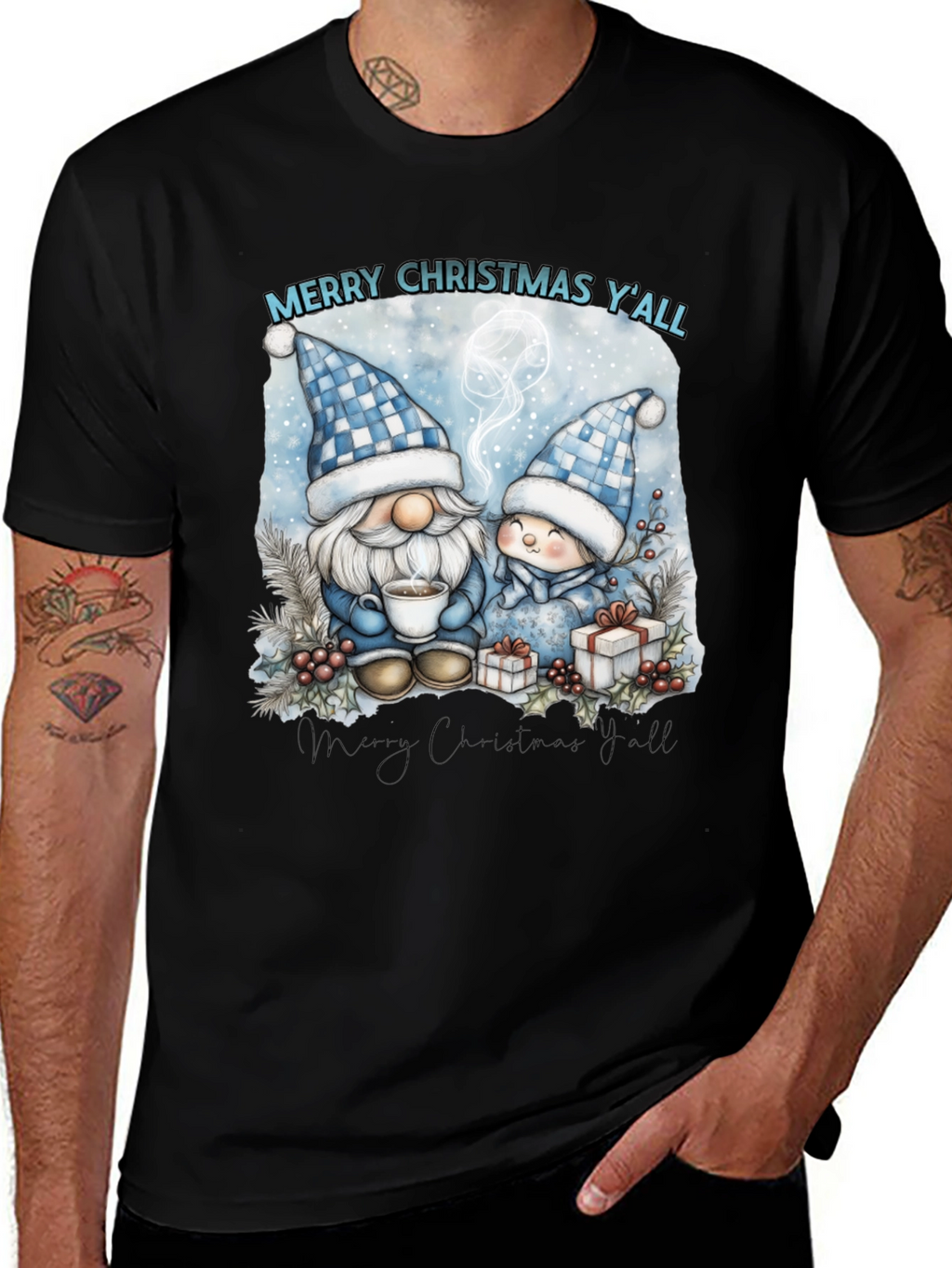 Merry Christmas Yall Gnome T-Shirt