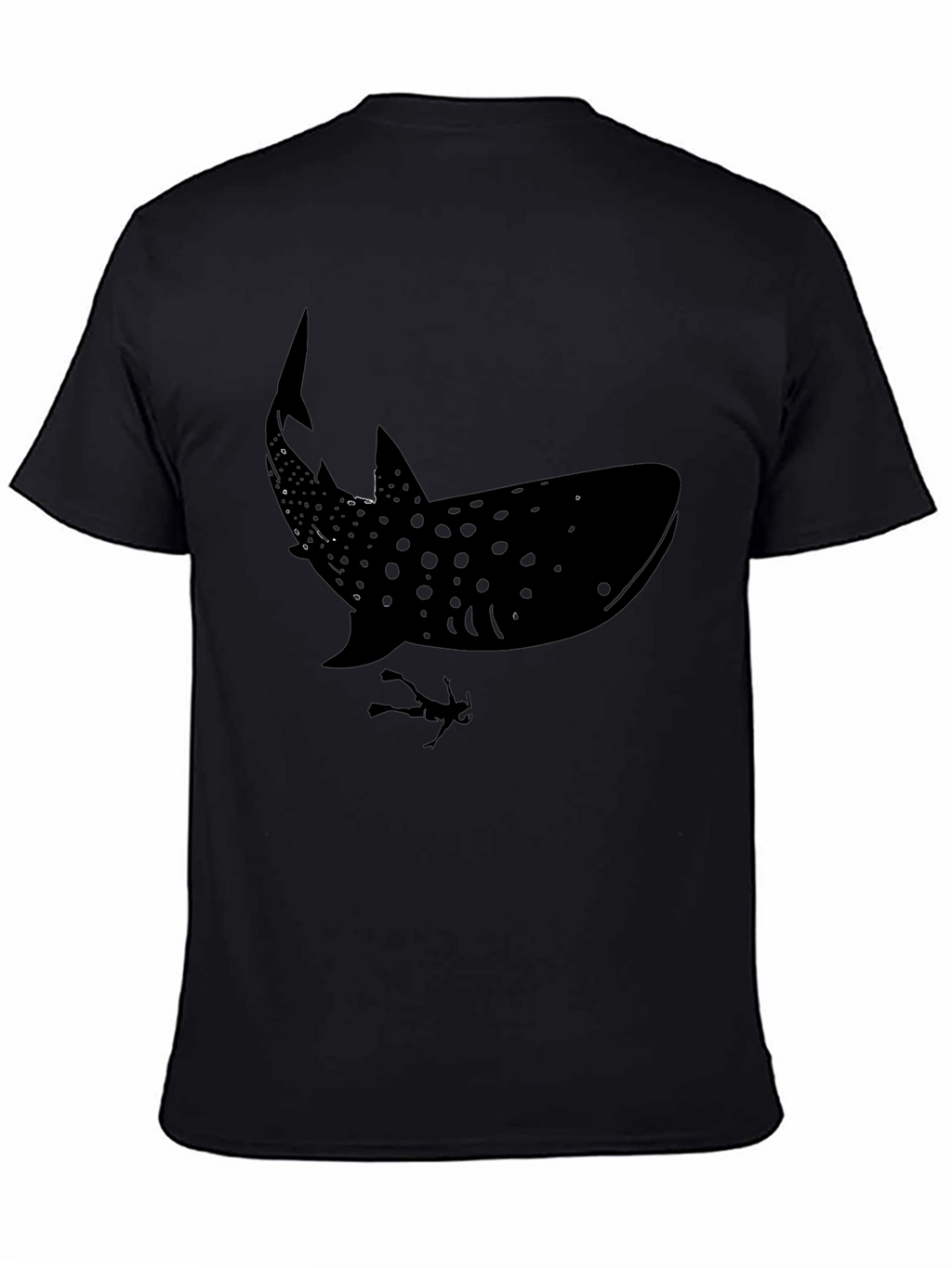 Whale Shark Diver Graphic Tee - Ocean Lover Shirt