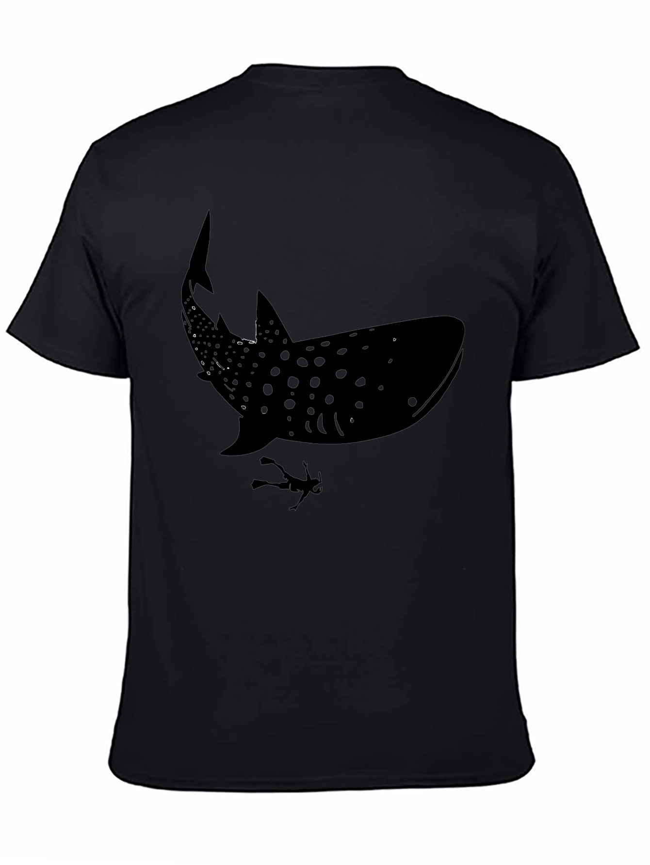 Whale Shark Diver Graphic Tee - Ocean Lover Shirt
