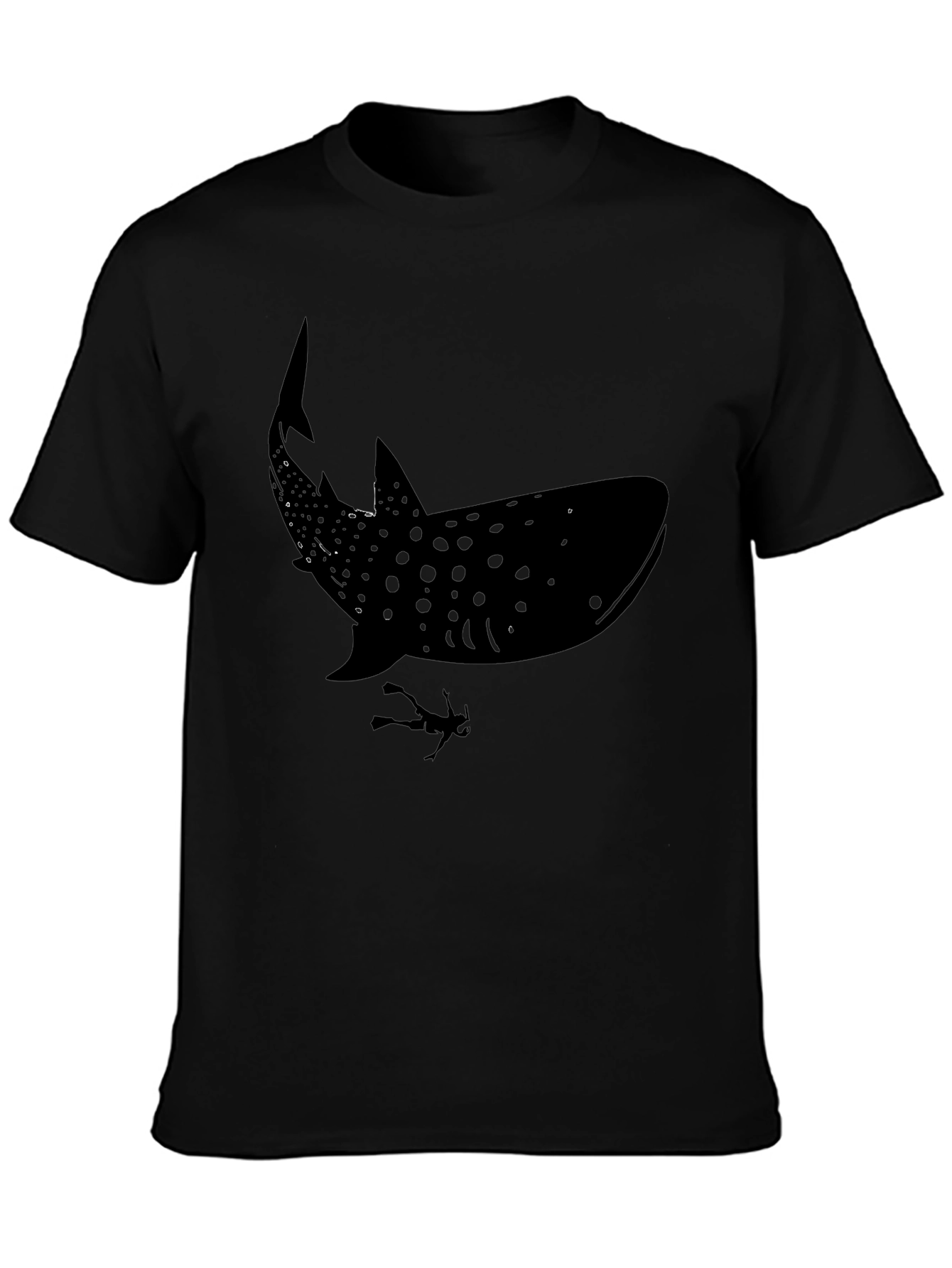 Whale Shark Diver Graphic Tee - Ocean Lover Shirt