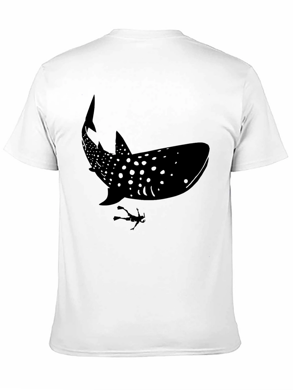 Whale Shark Diver Graphic Tee - Ocean Lover Shirt