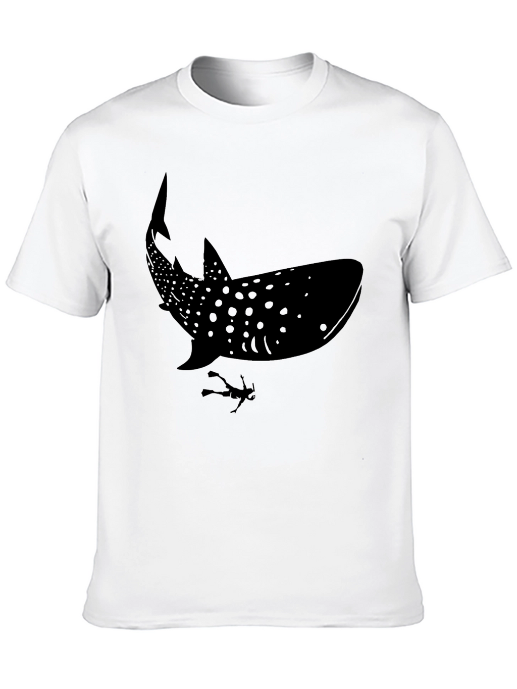 Whale Shark Diver Graphic Tee - Ocean Lover Shirt