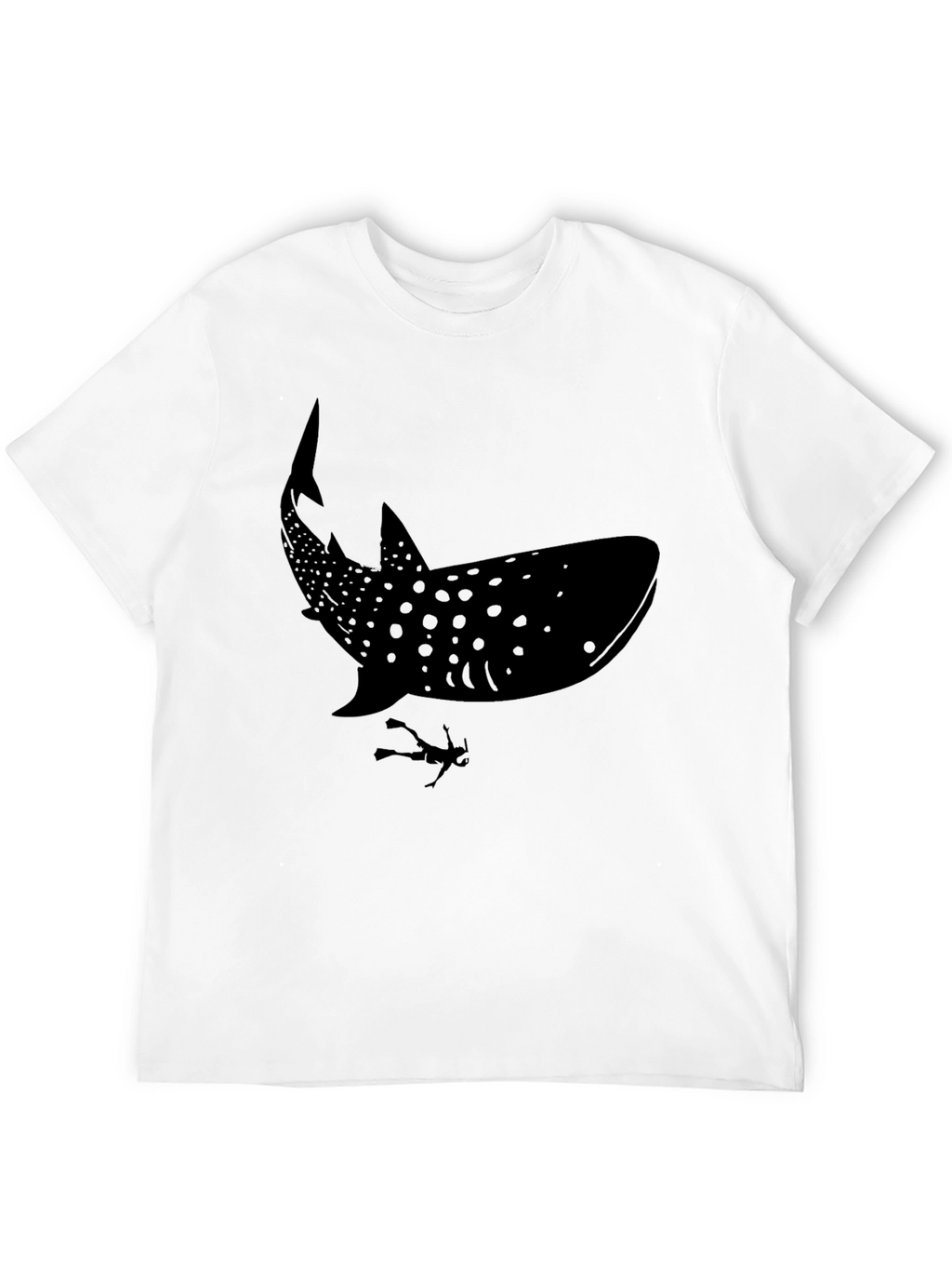 Whale Shark Diver Graphic Tee - Ocean Lover Shirt