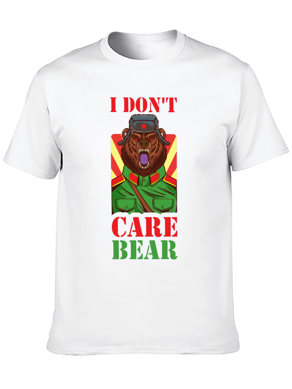 I Dont Care Bear T-Shirt - Sarcastic Graphic Tee