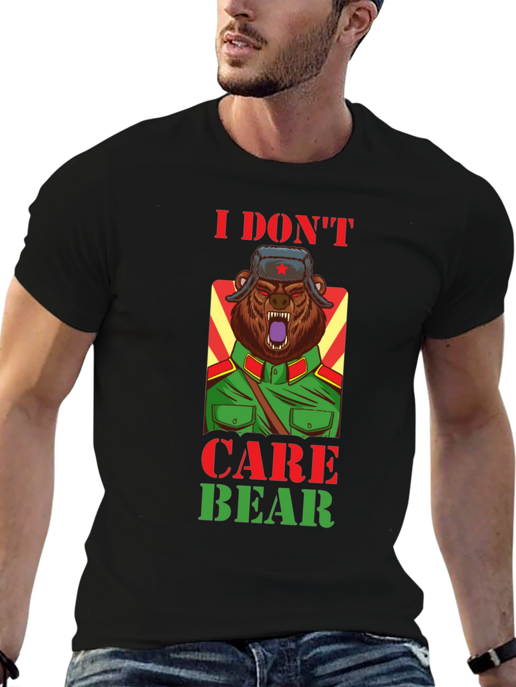 I Dont Care Bear T-Shirt - Sarcastic Graphic Tee