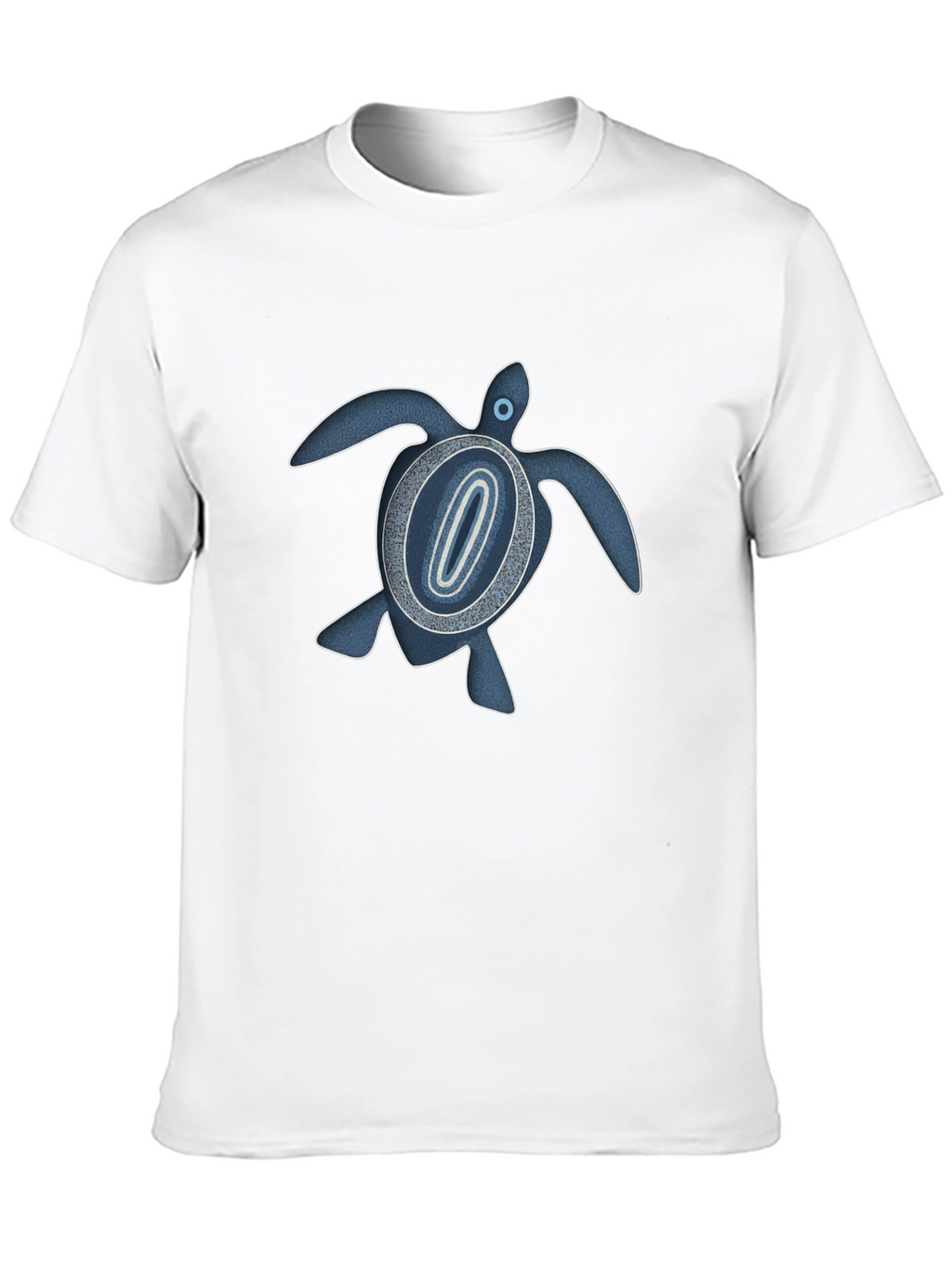 Turtle Graphic Print T-Shirt - Black